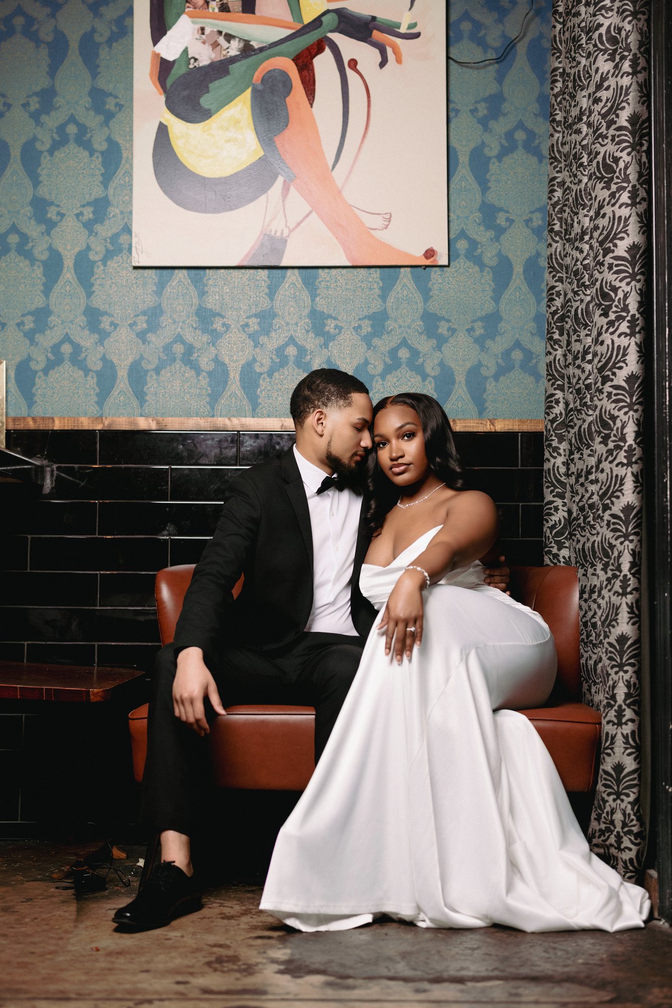 Chelbie + Tremayne engagement photograph