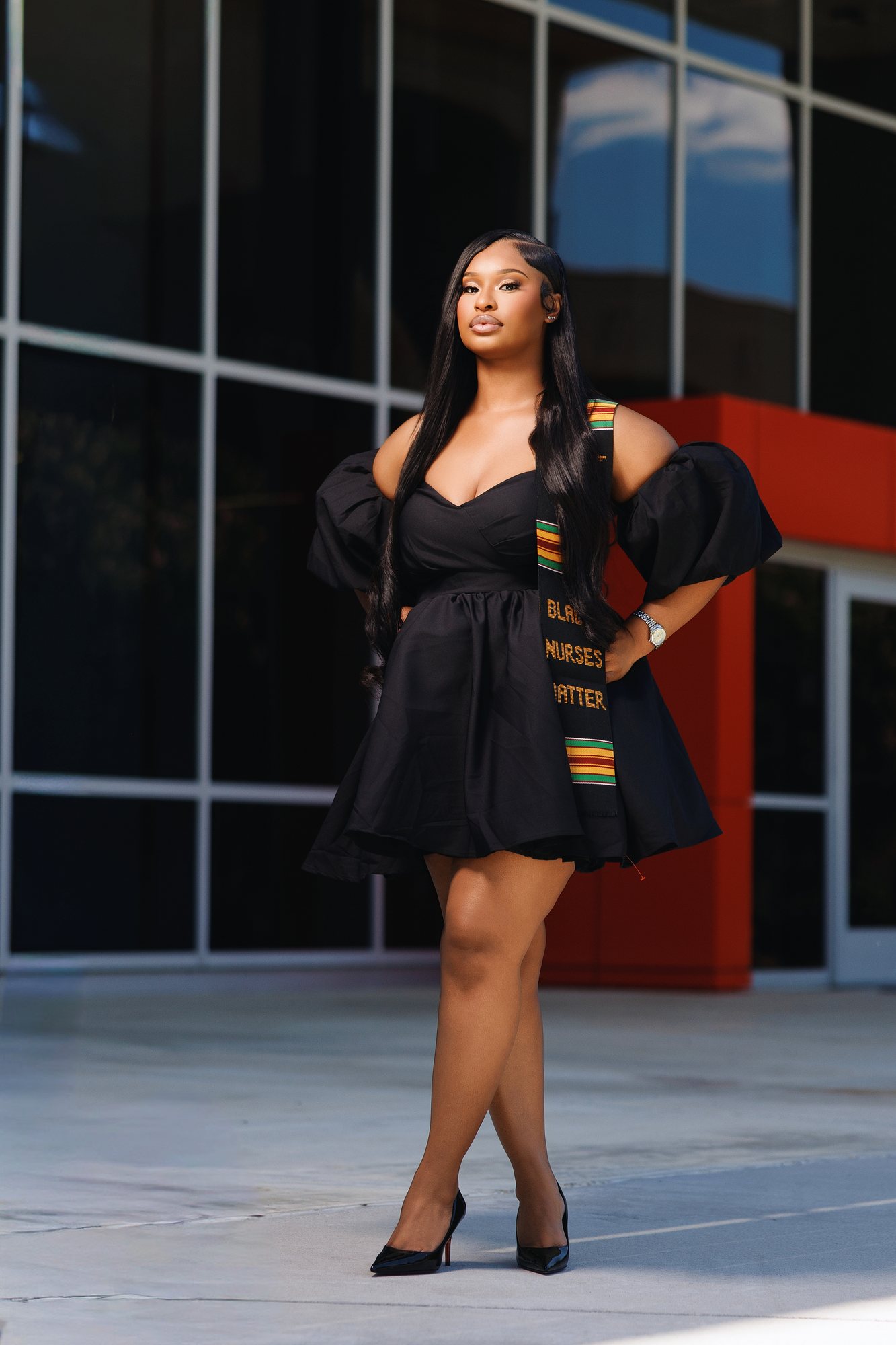 Ti'Ona Y. graduation session by Christian Paul Studios