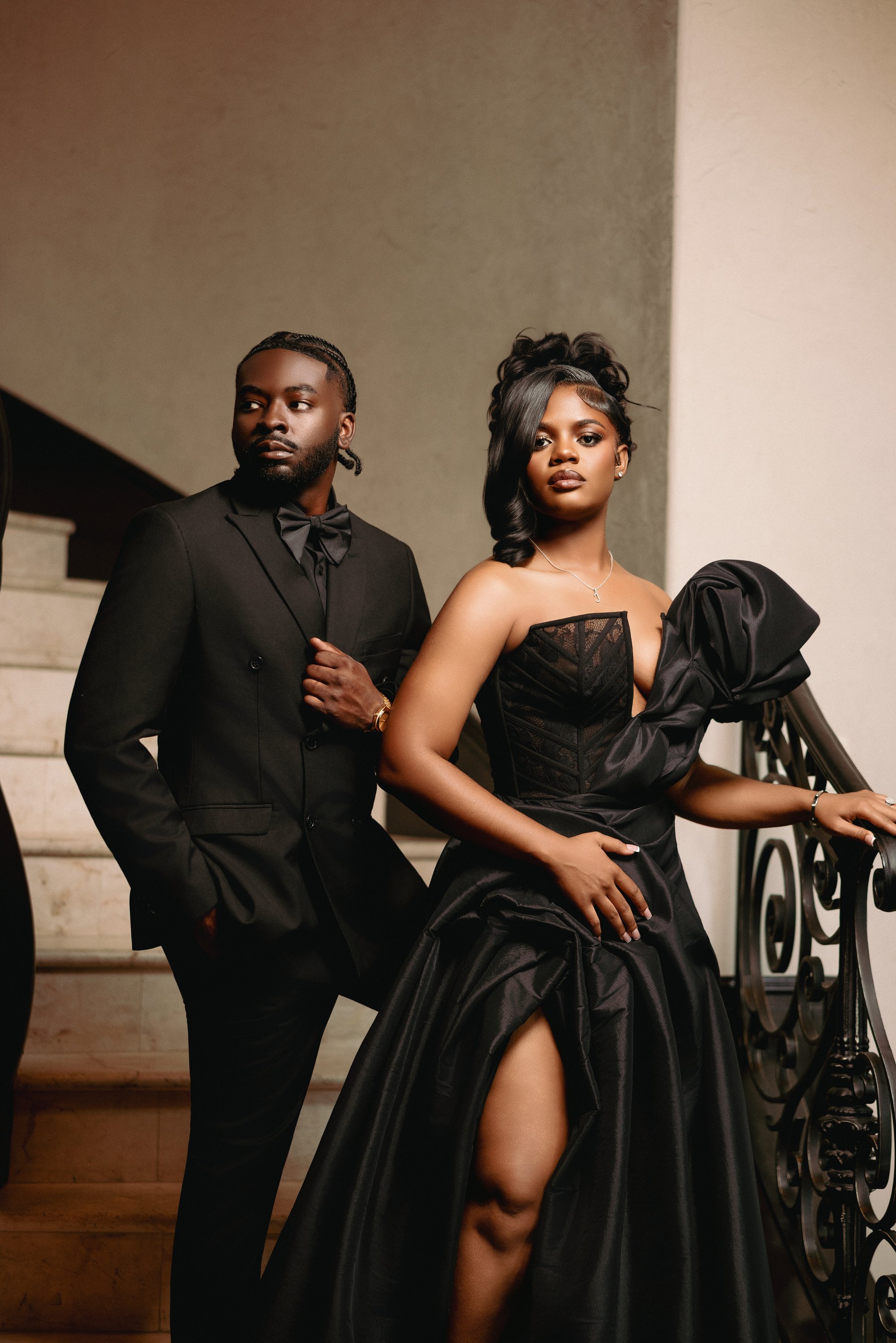 Tristyn and Jaylen engagement photograph