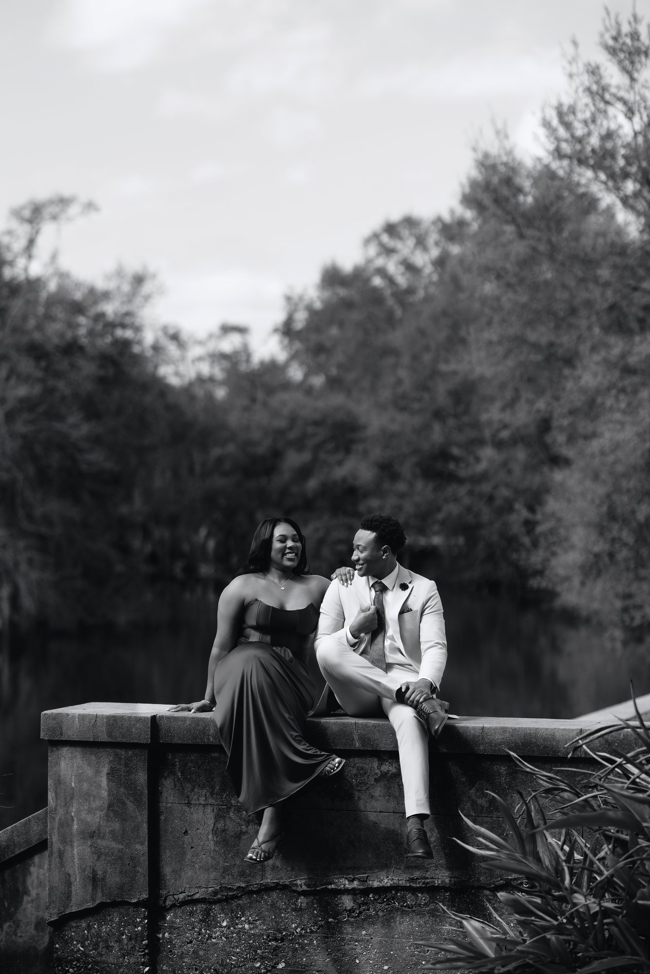 Kaleya + Justin engagement photograph