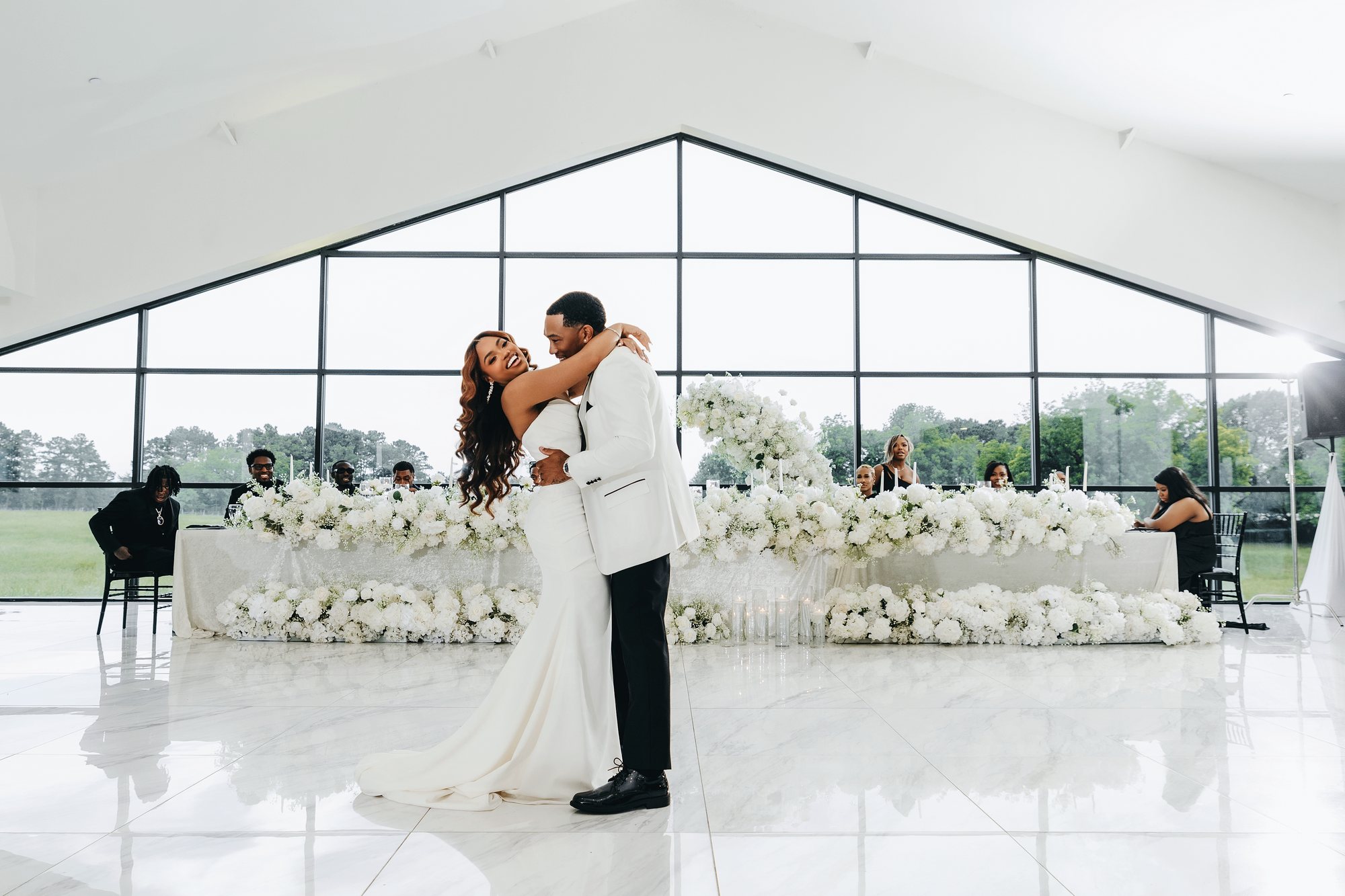 Amani + DJ Wedding photograph