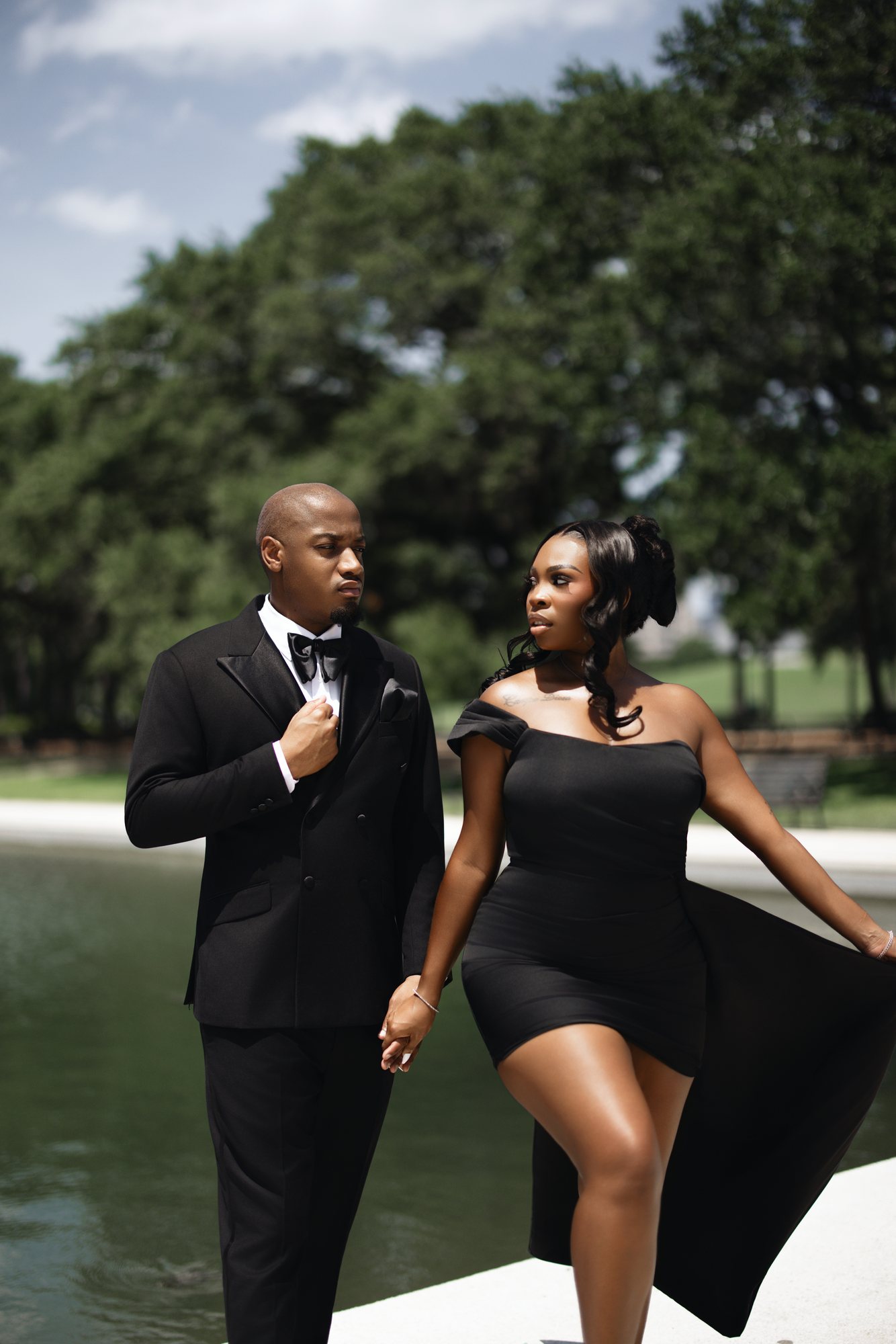 Darrian + Isiah engagement photograph