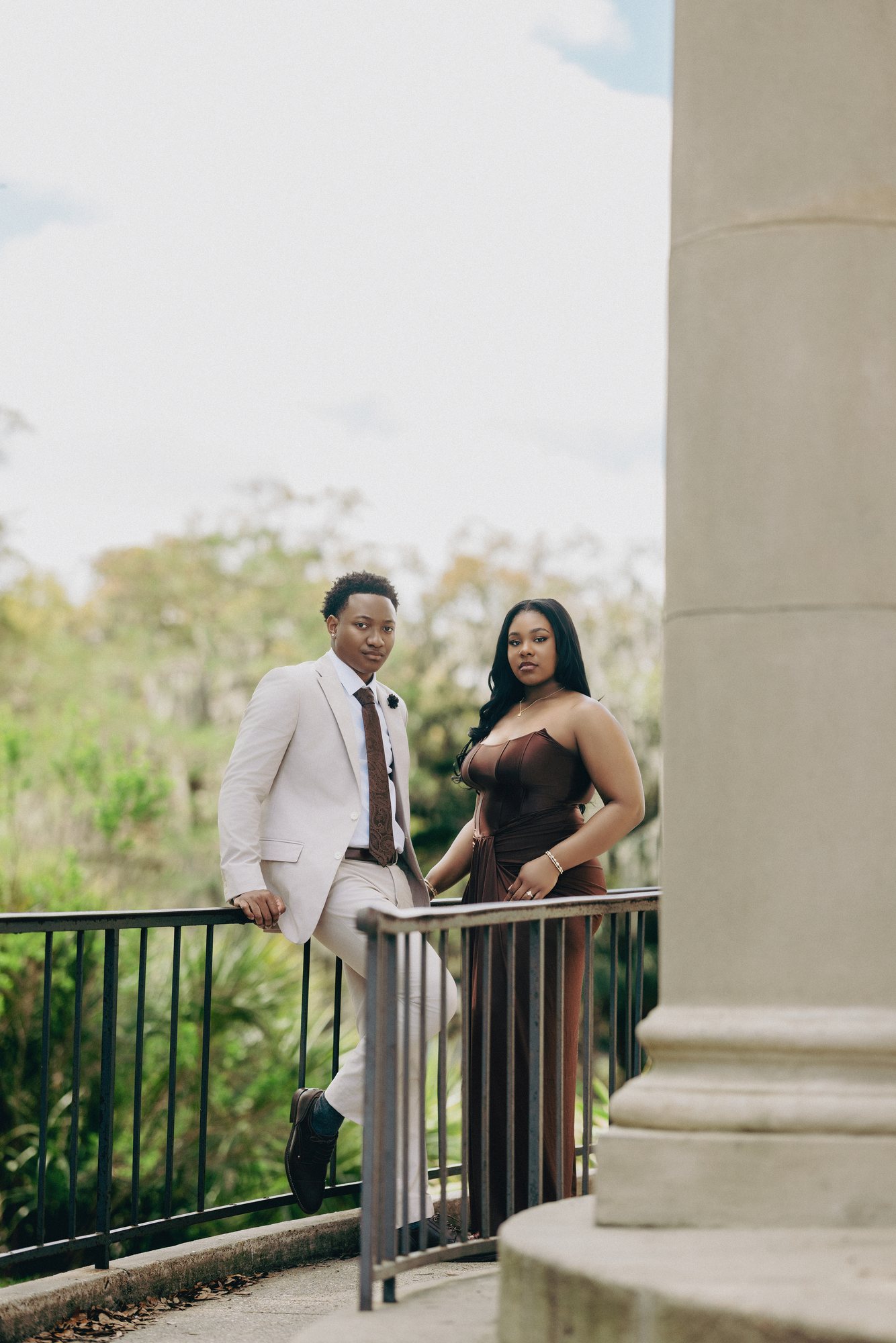 Kaleya + Justin engagement photograph