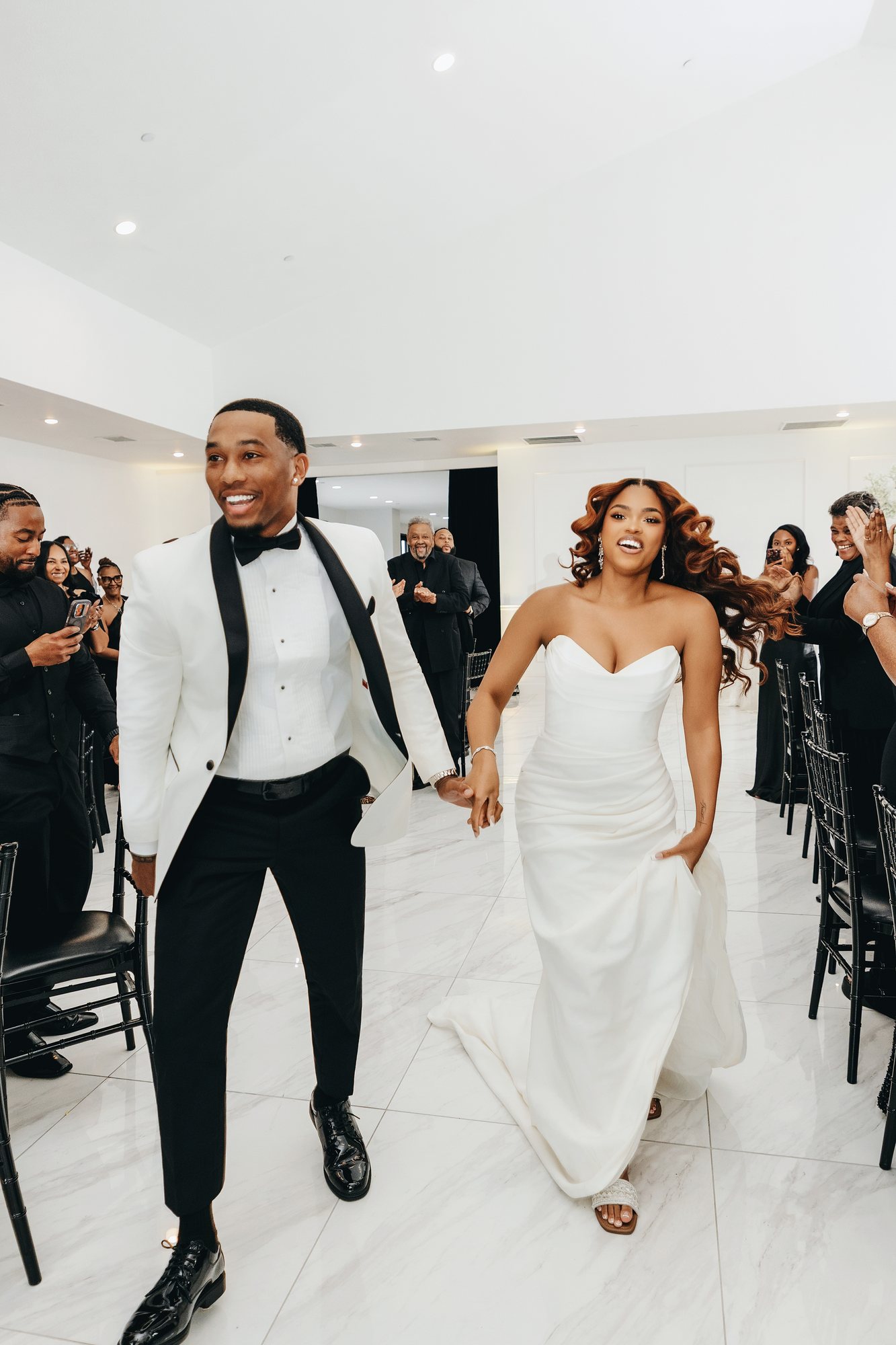 Amani + DJ Wedding photograph