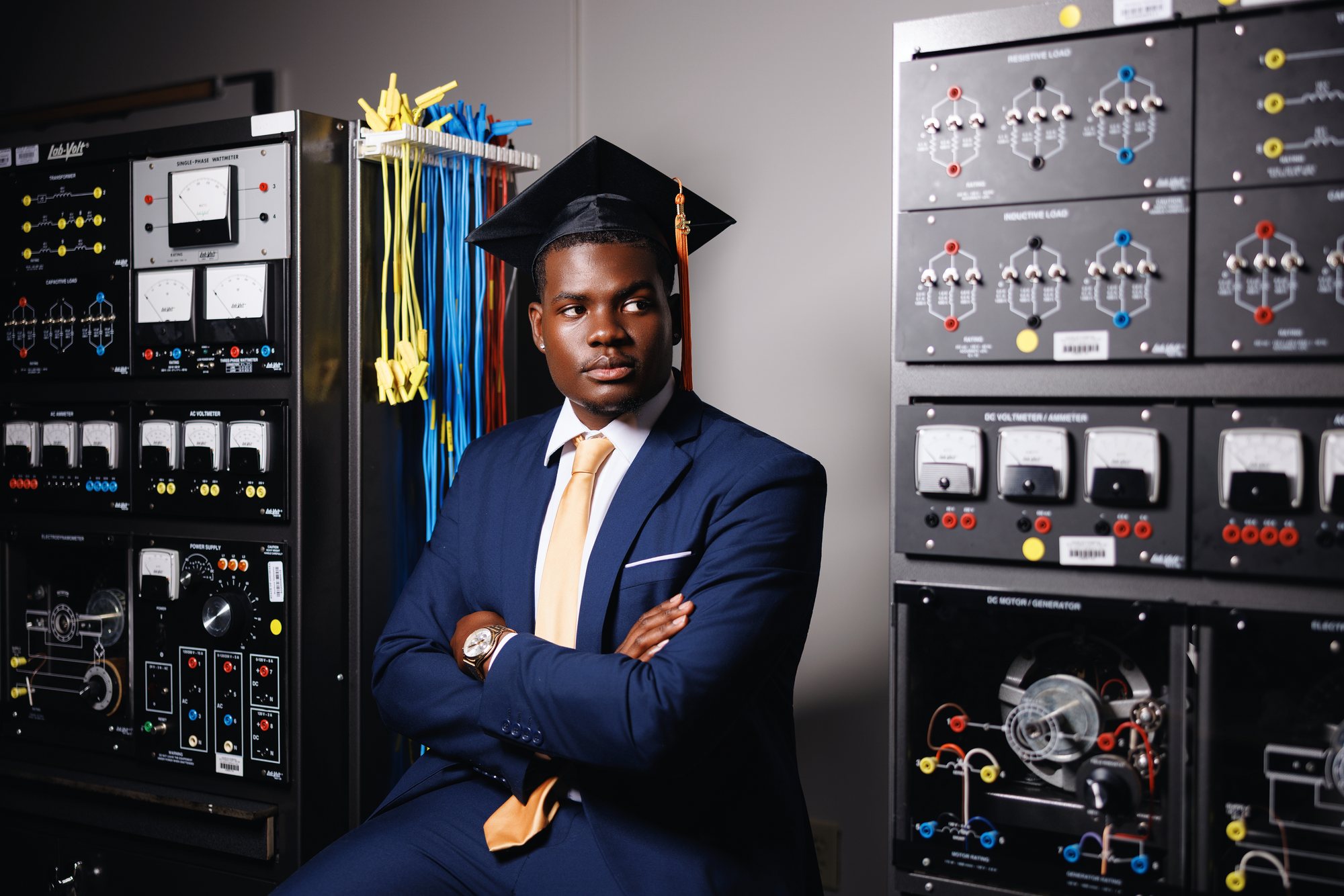 Jhamon G. graduation session by Christian Paul Studios