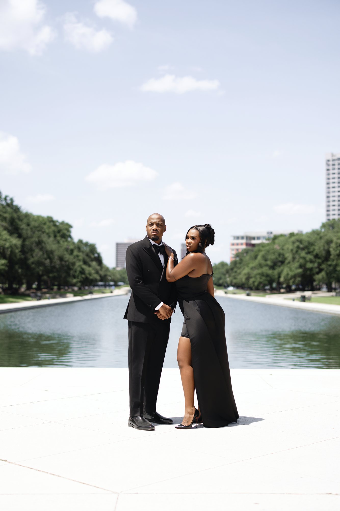 Darrian + Isiah engagement photograph