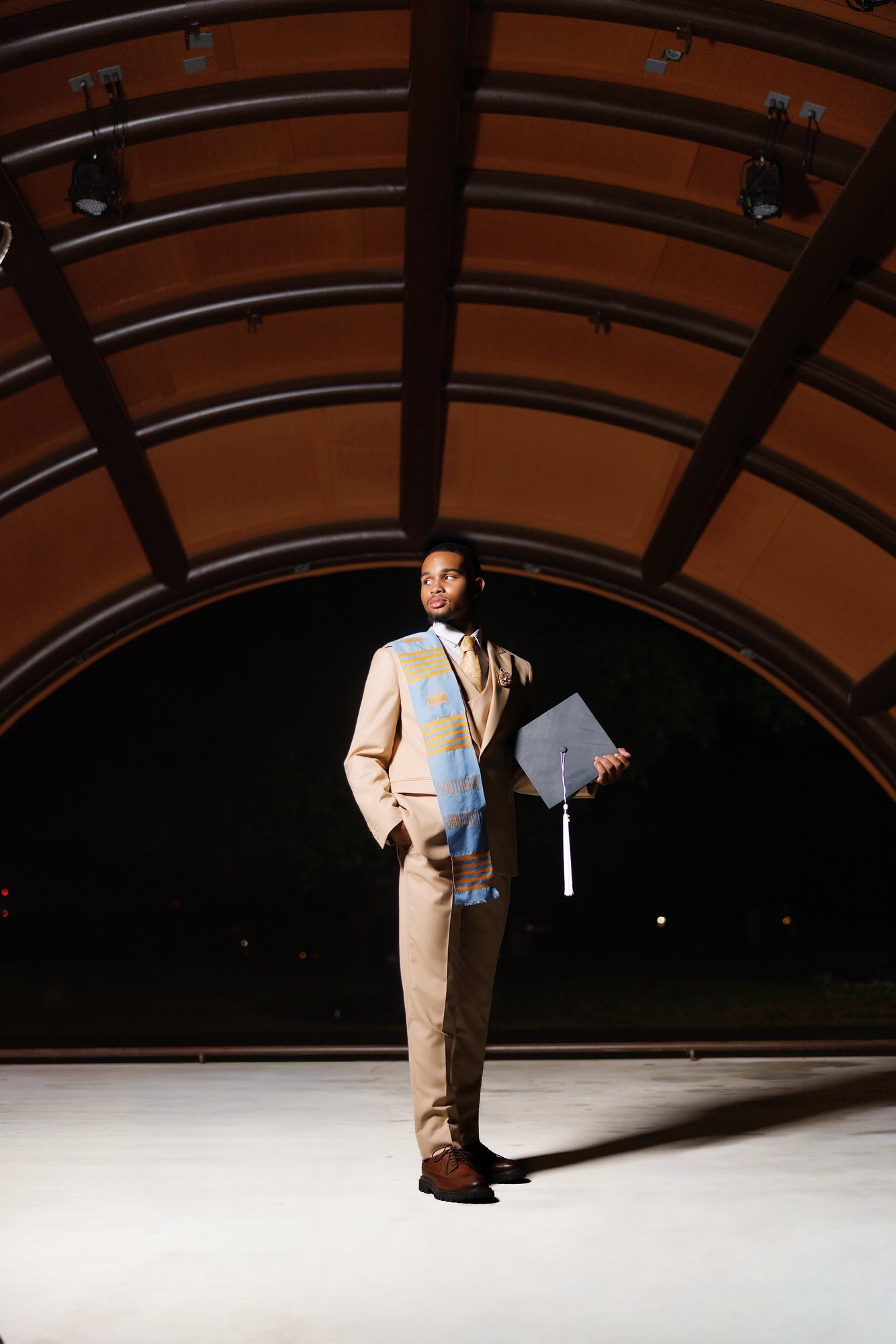 Vernell J. graduation session by Christian Paul Studios