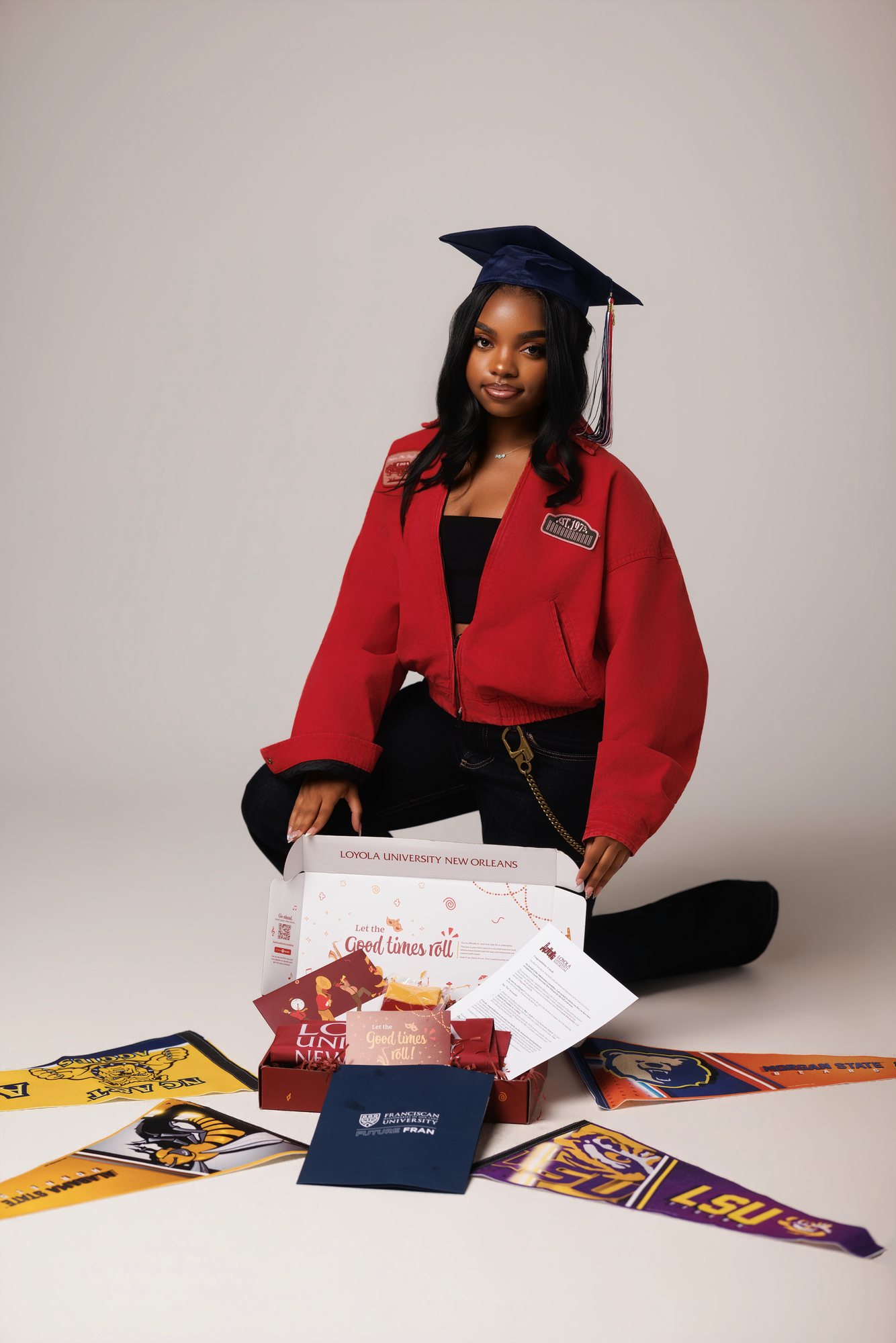 Eniyah W. graduation session by Christian Paul Studios