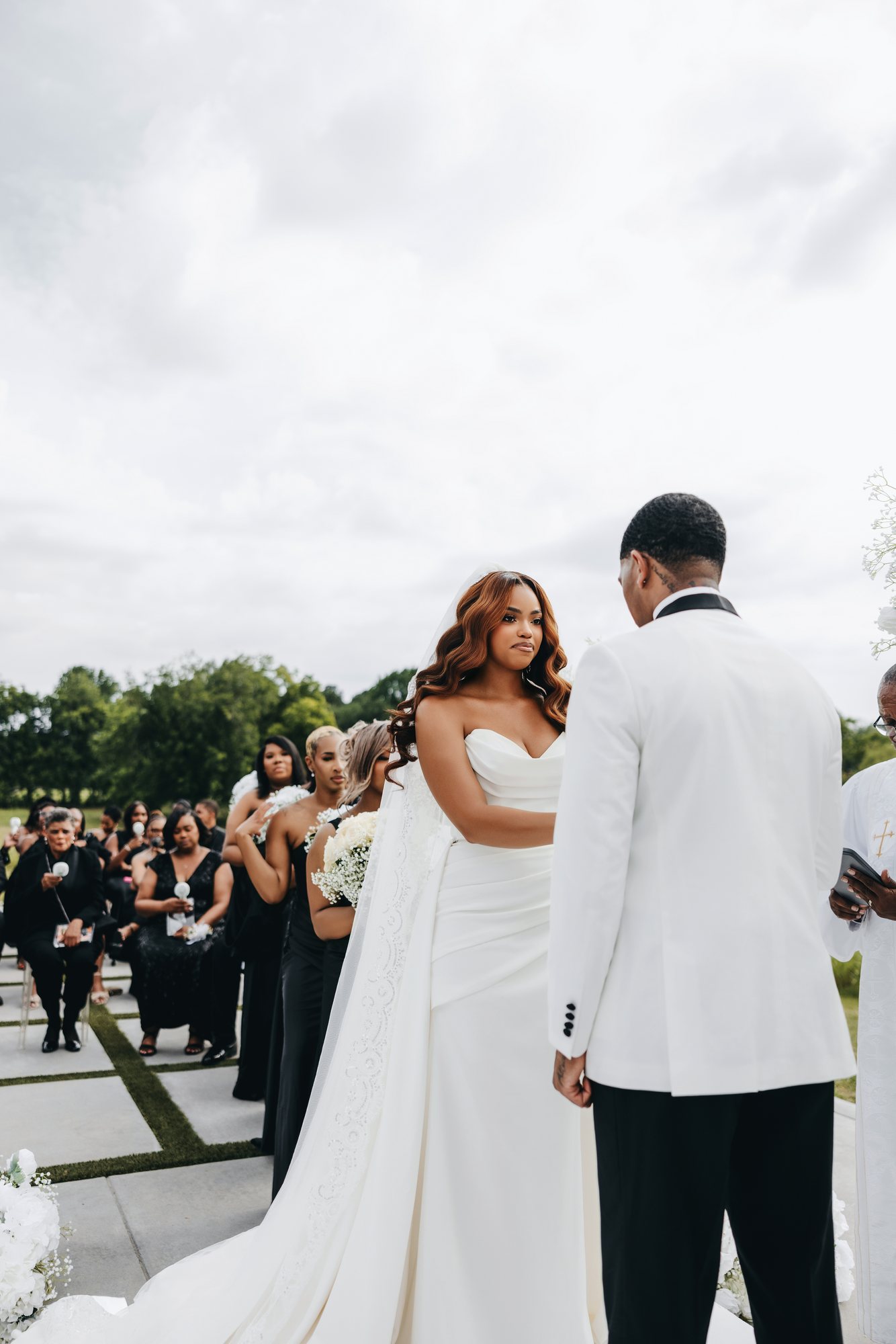 Amani + DJ Wedding photograph