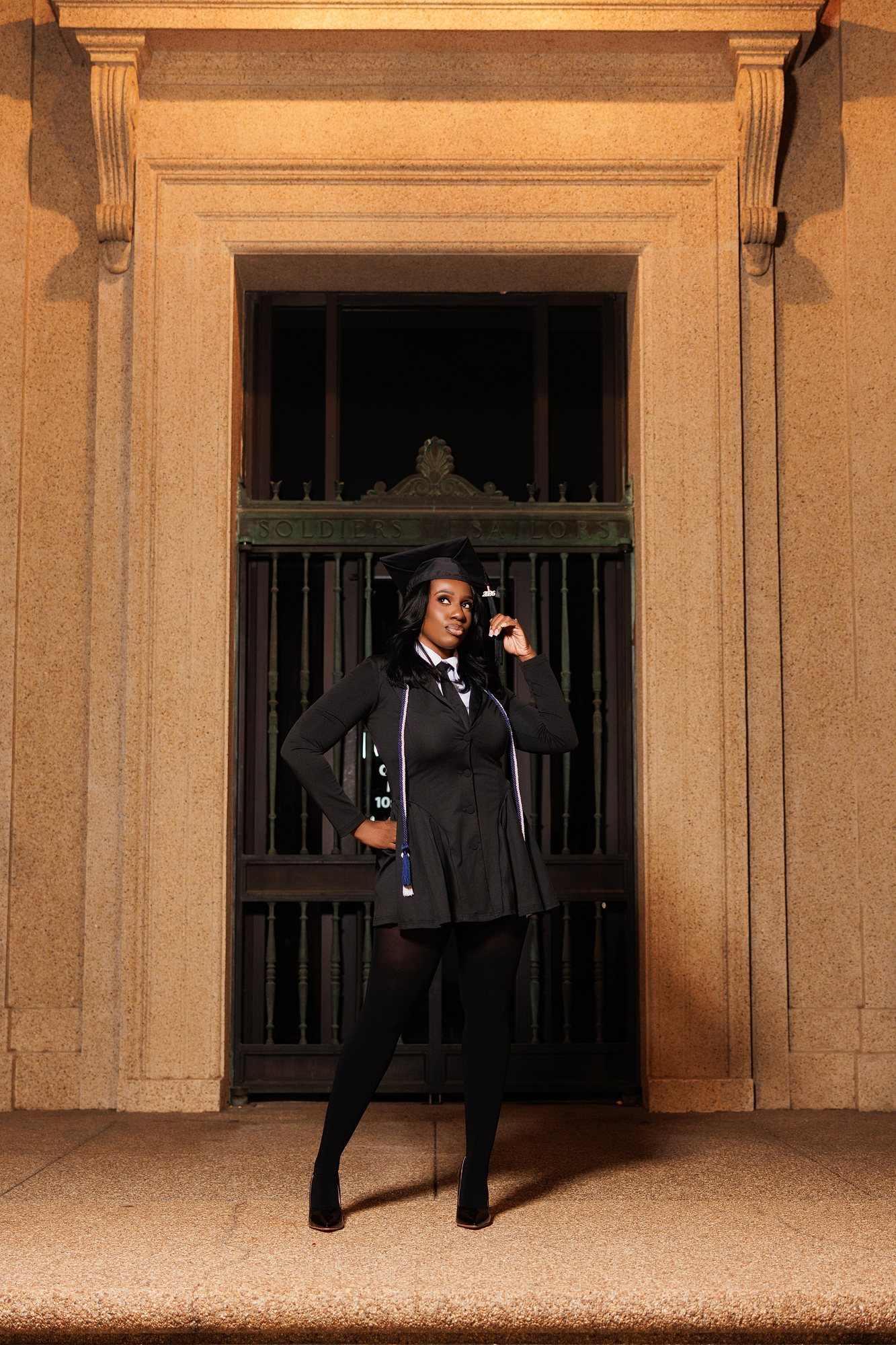 Rickikie W. graduation session by Christian Paul Studios