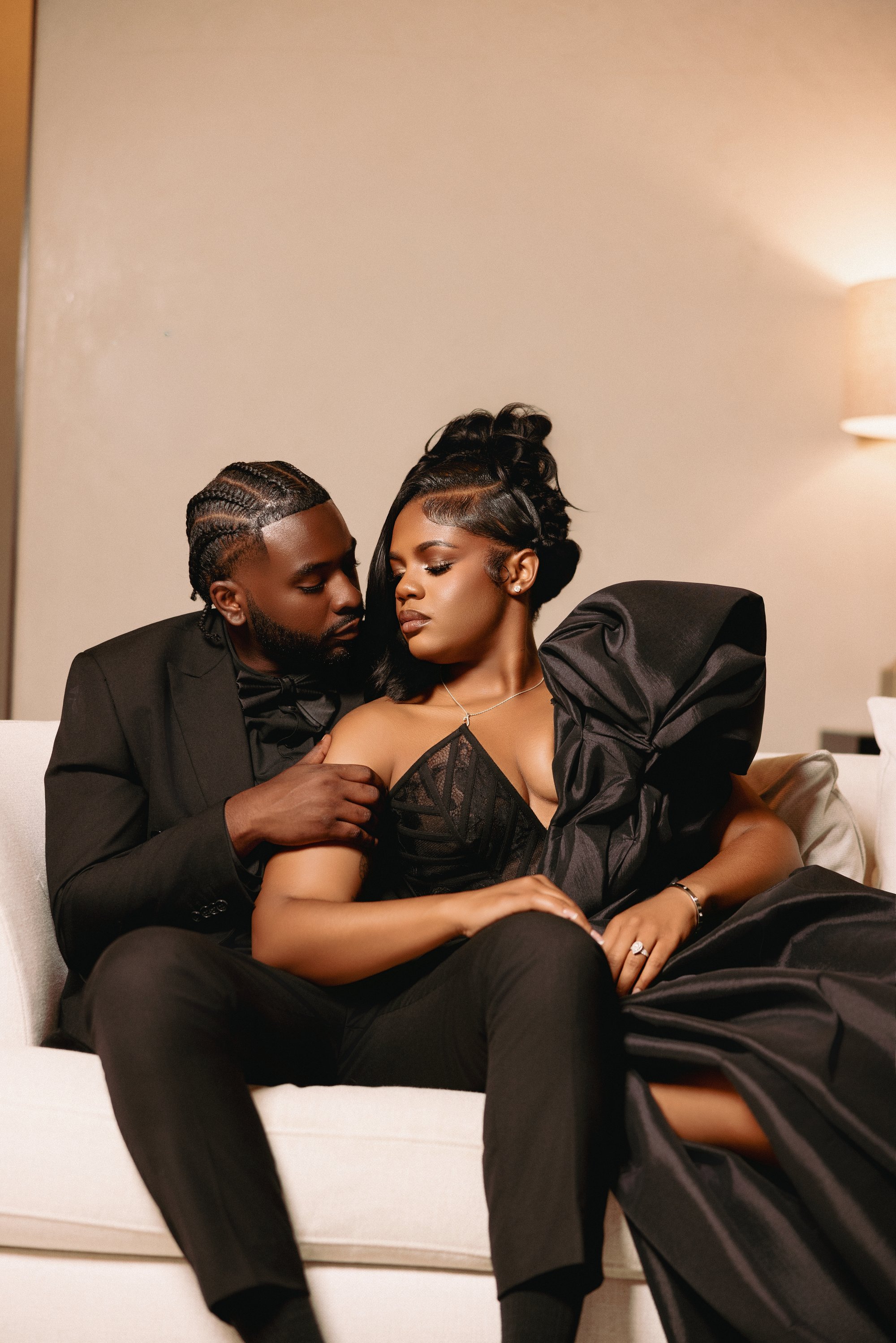 Tristyn and Jaylen engagement photograph