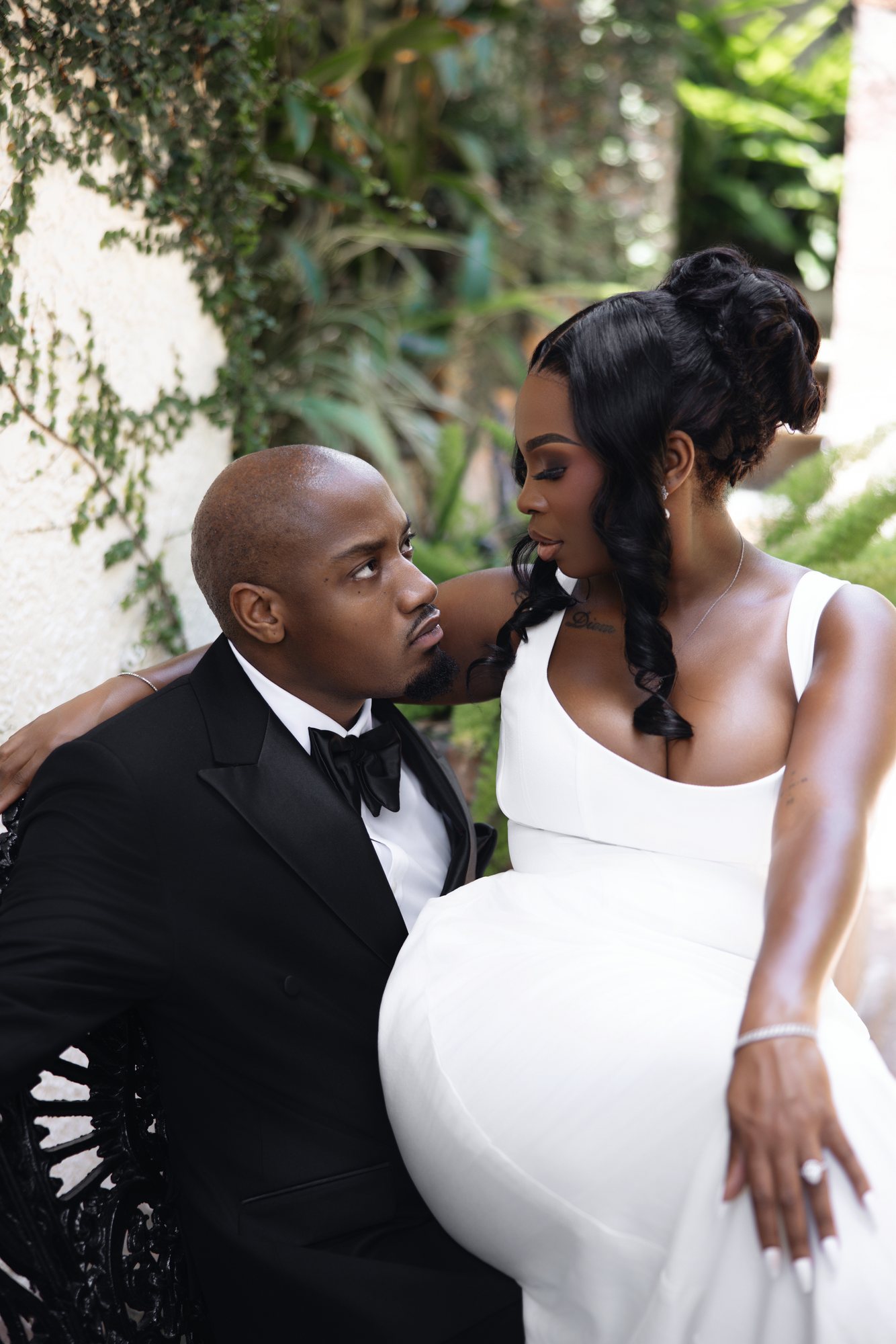Darrian + Isiah engagement photograph