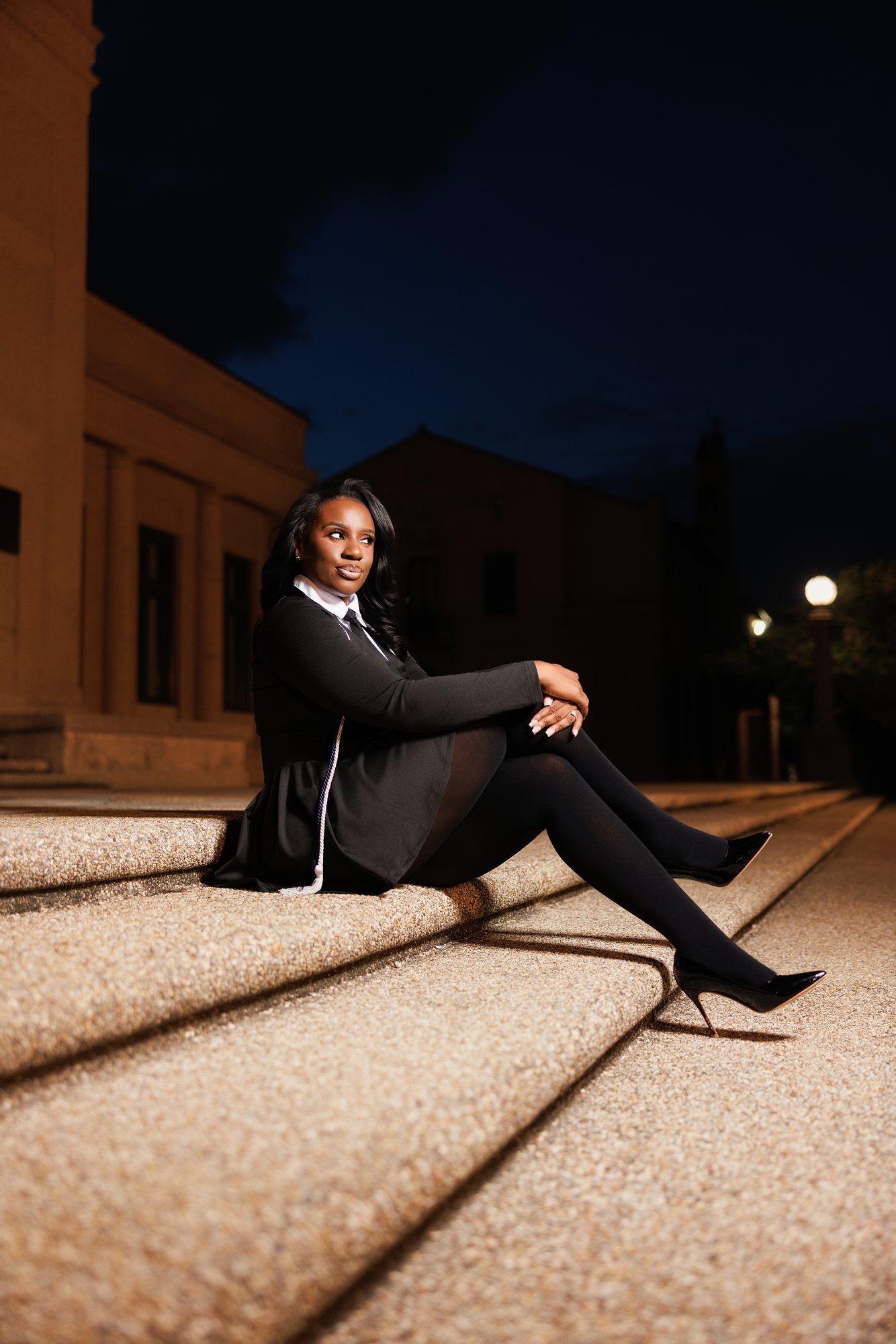 Rickikie W. graduation session by Christian Paul Studios