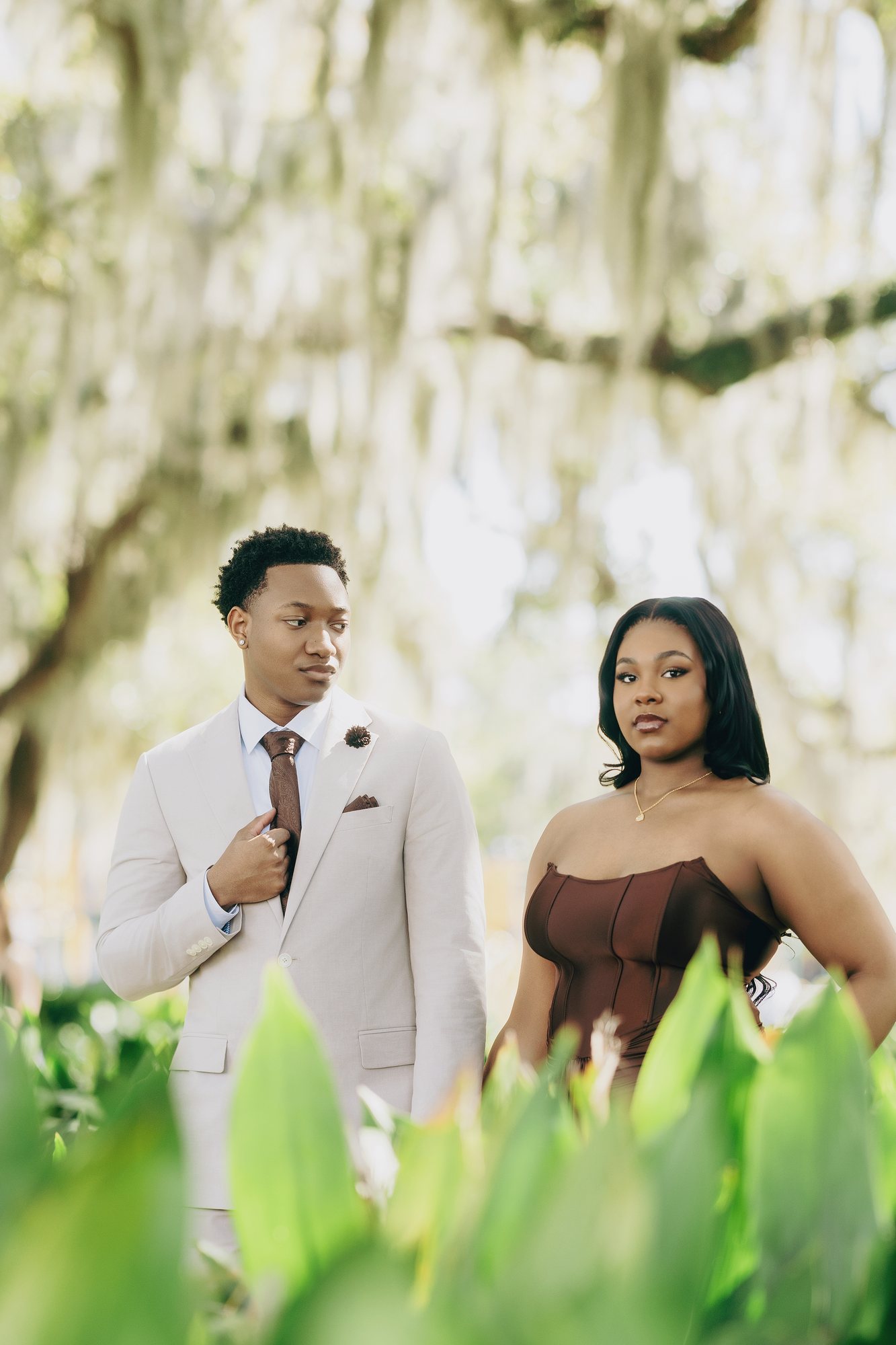 Kaleya + Justin engagement photograph
