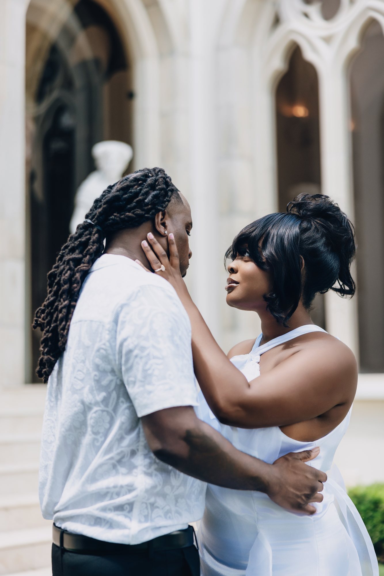 Sydnee + Willis engagement photograph