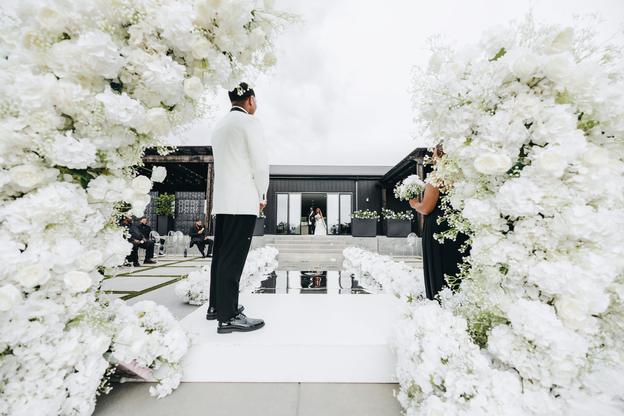 Amani + DJ Wedding photograph
