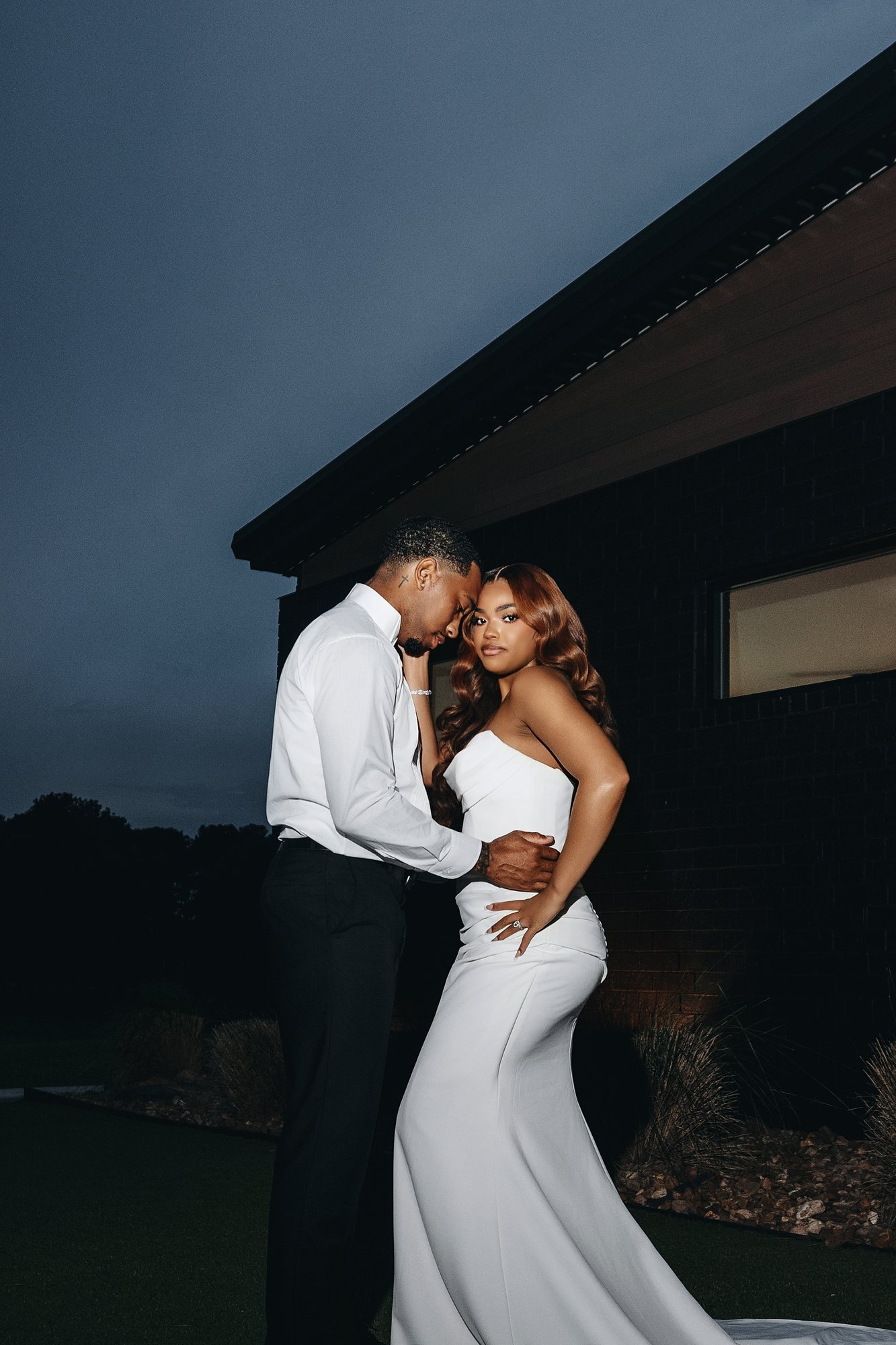 Amani + DJ Wedding photograph