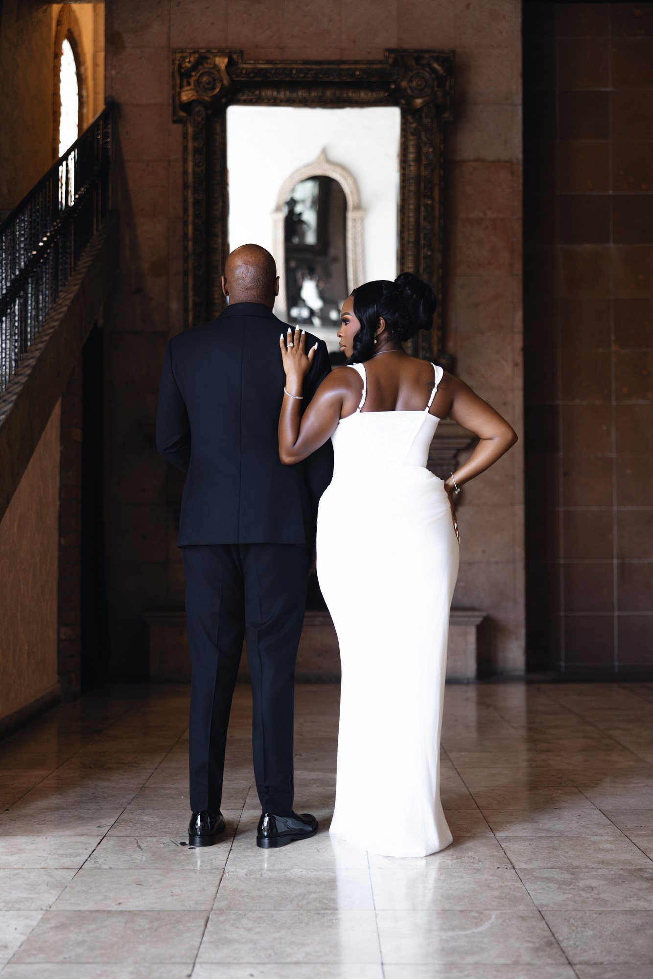Darrian + Isiah engagement photograph