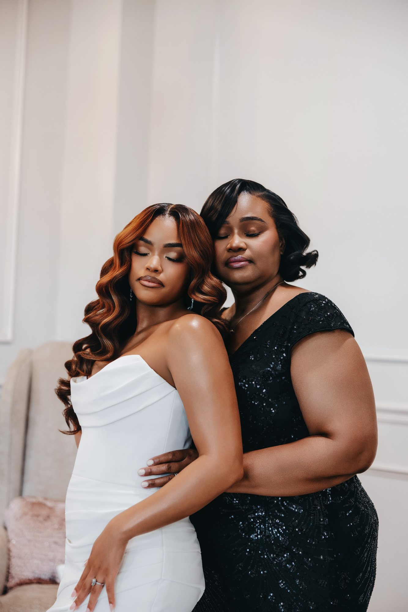 Amani + DJ Wedding photograph