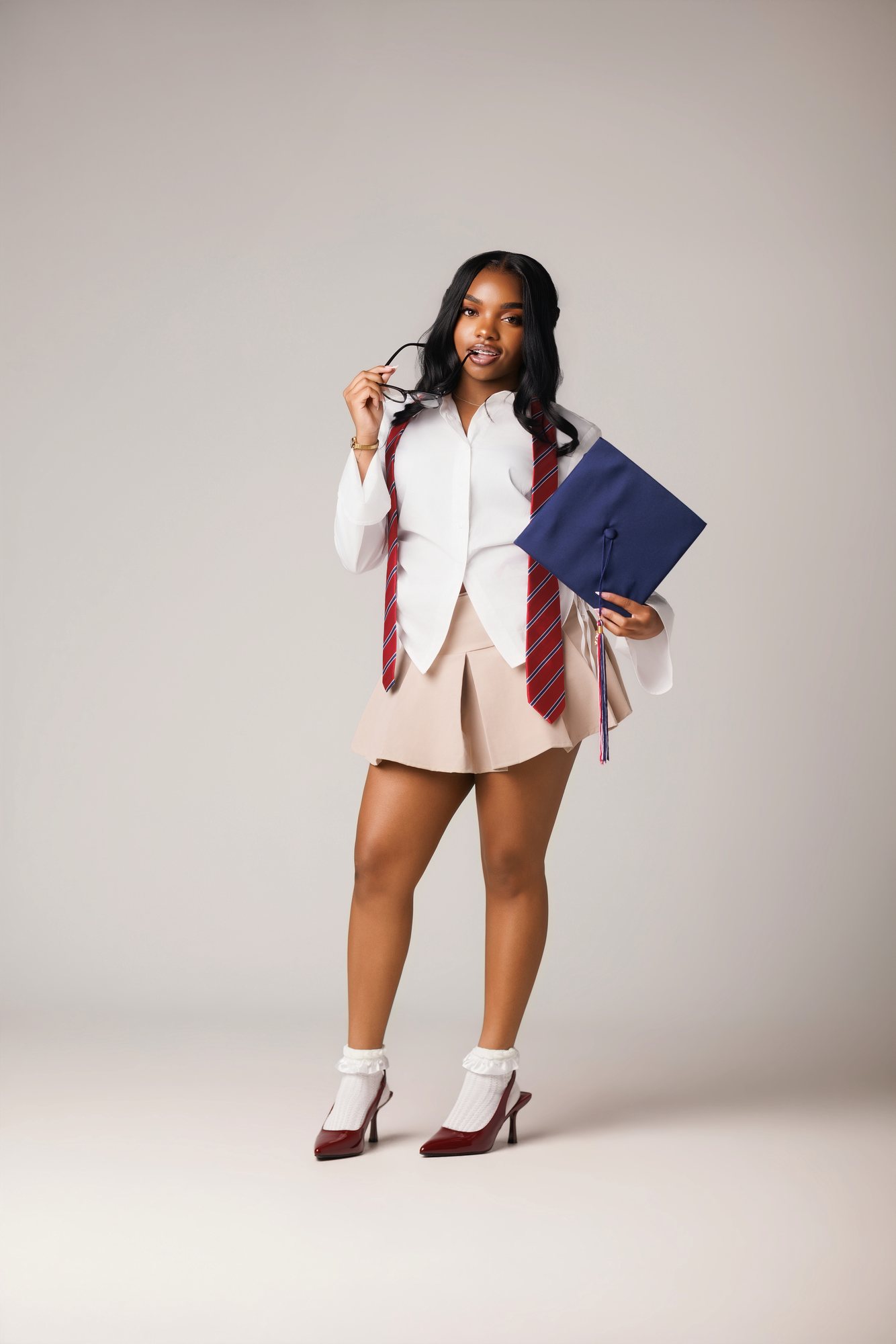 Eniyah W. graduation session by Christian Paul Studios