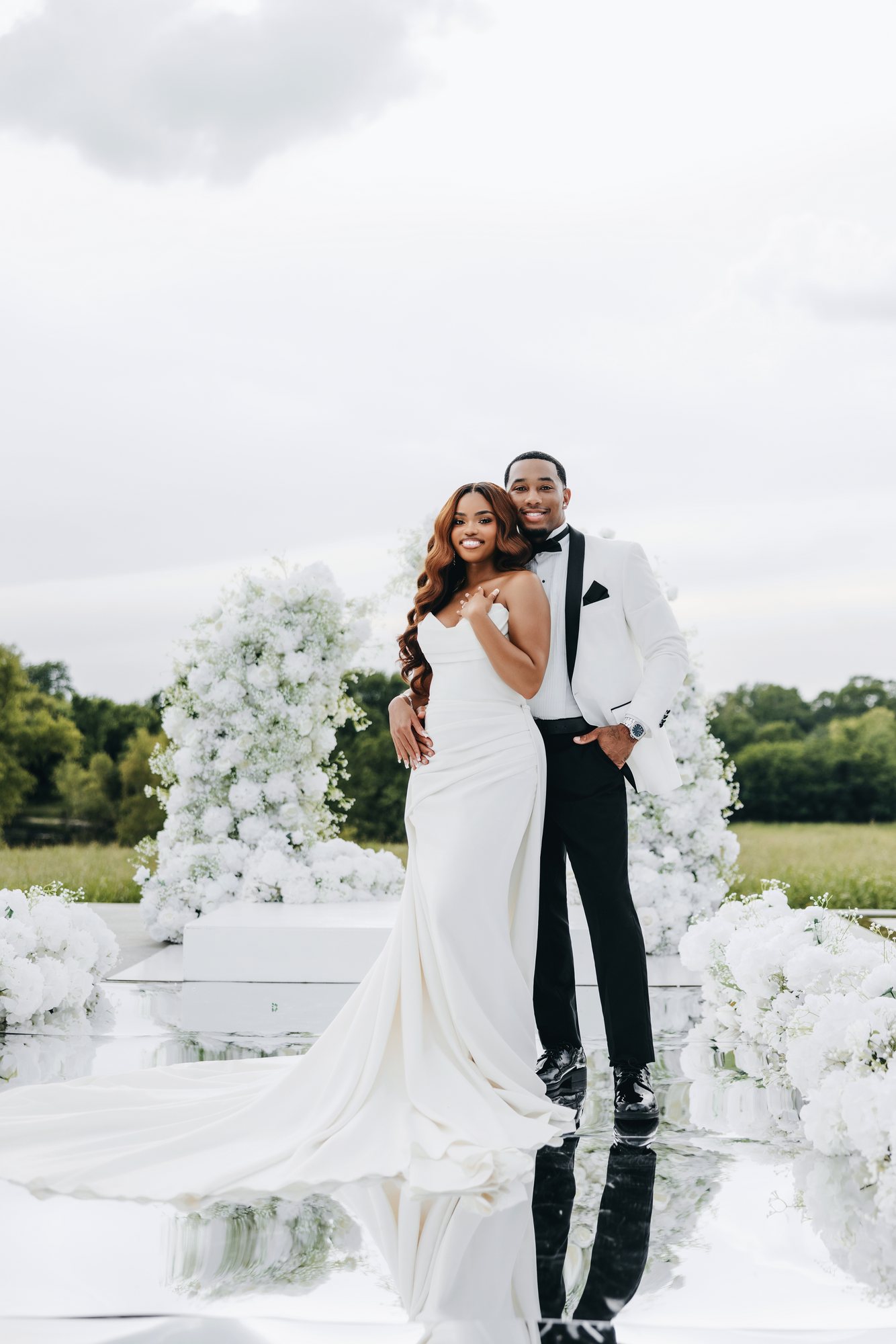 Amani + DJ Wedding photograph