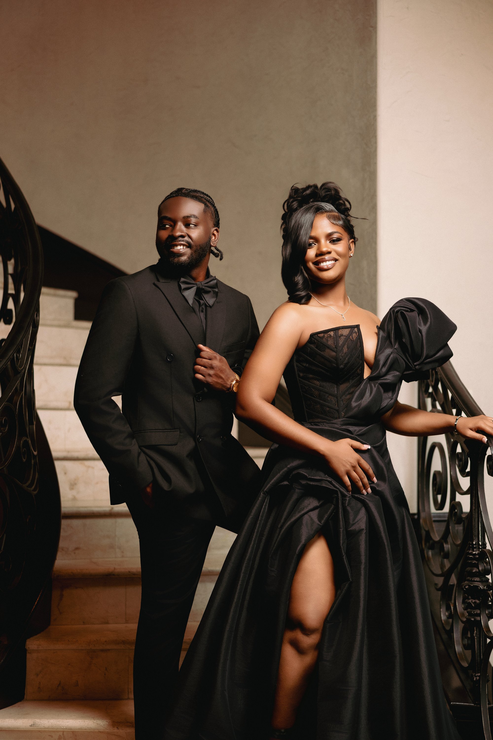 Tristyn and Jaylen engagement photograph