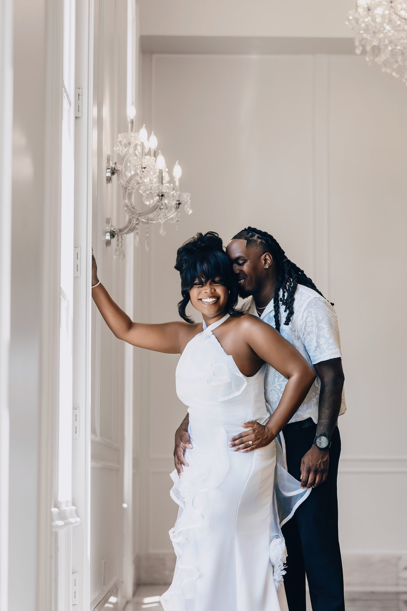 Sydnee + Willis engagement photograph