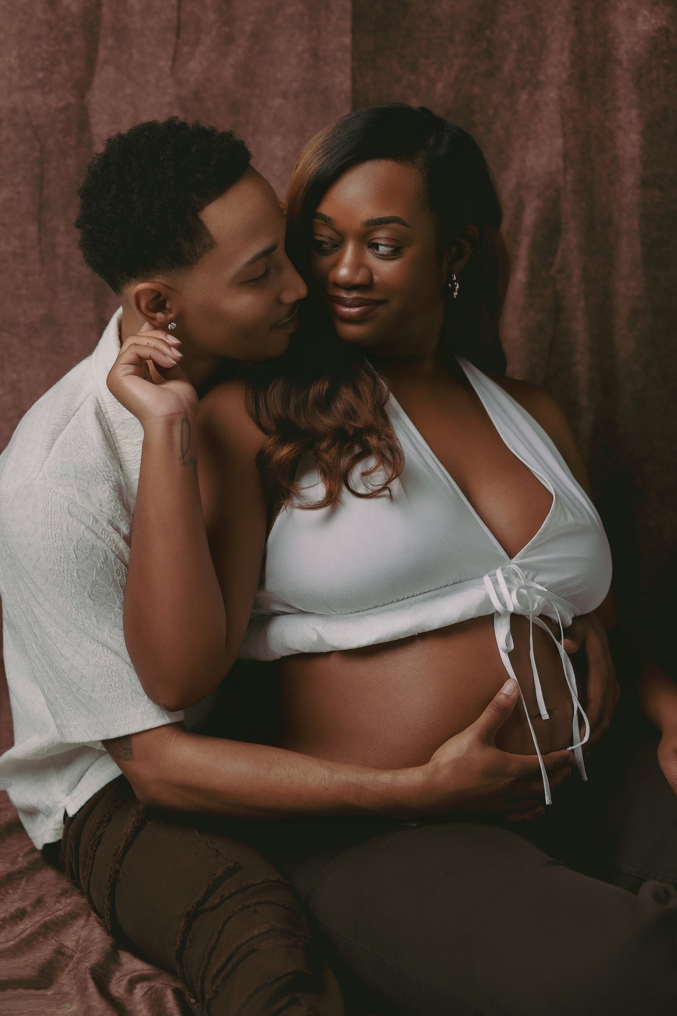 Deante + Carlos maternity session by Christian Paul Studios