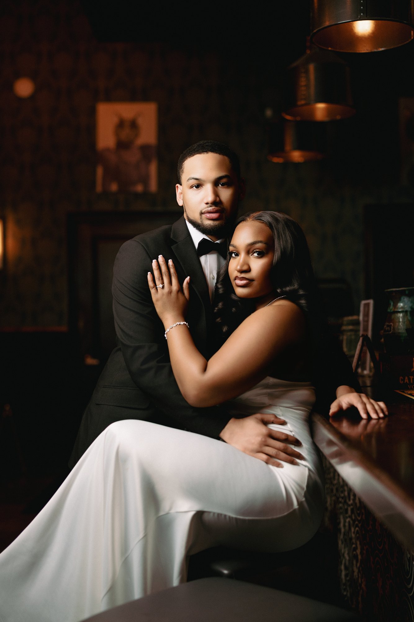 Chelbie + Tremayne engagement photograph
