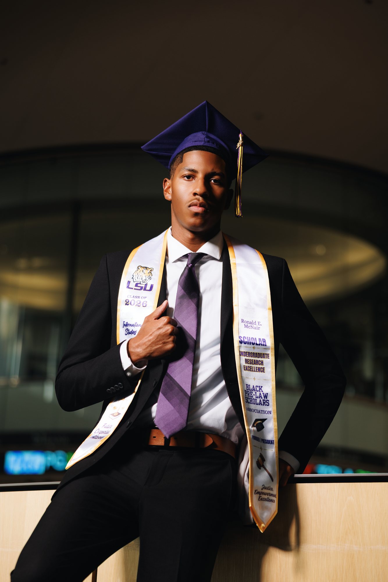 Tymir H. graduation session by Christian Paul Studios