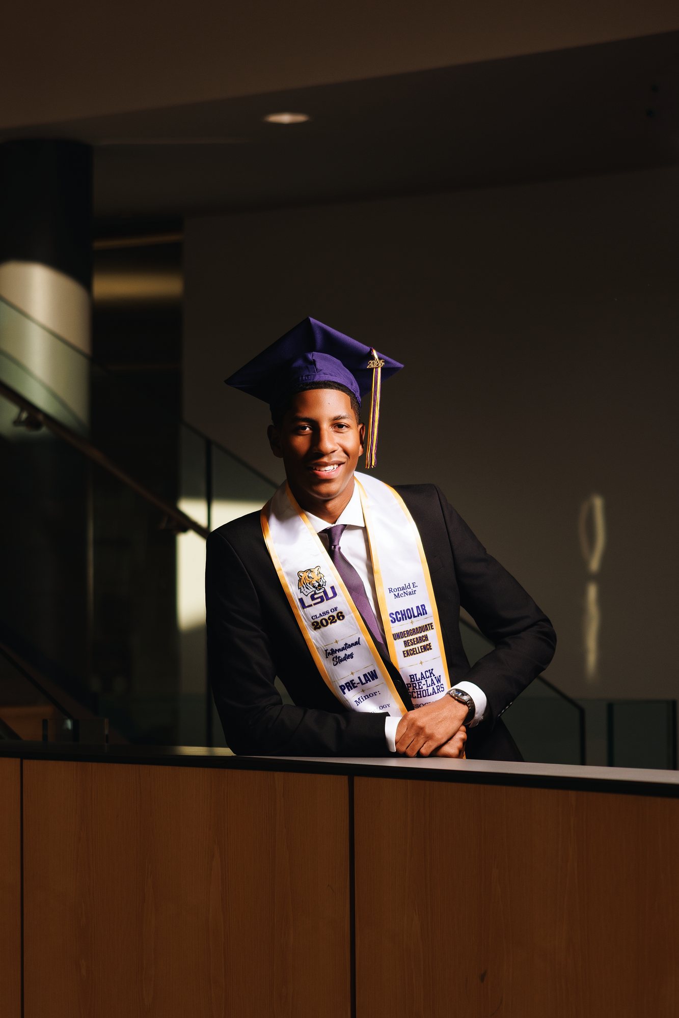 Tymir H. graduation session by Christian Paul Studios