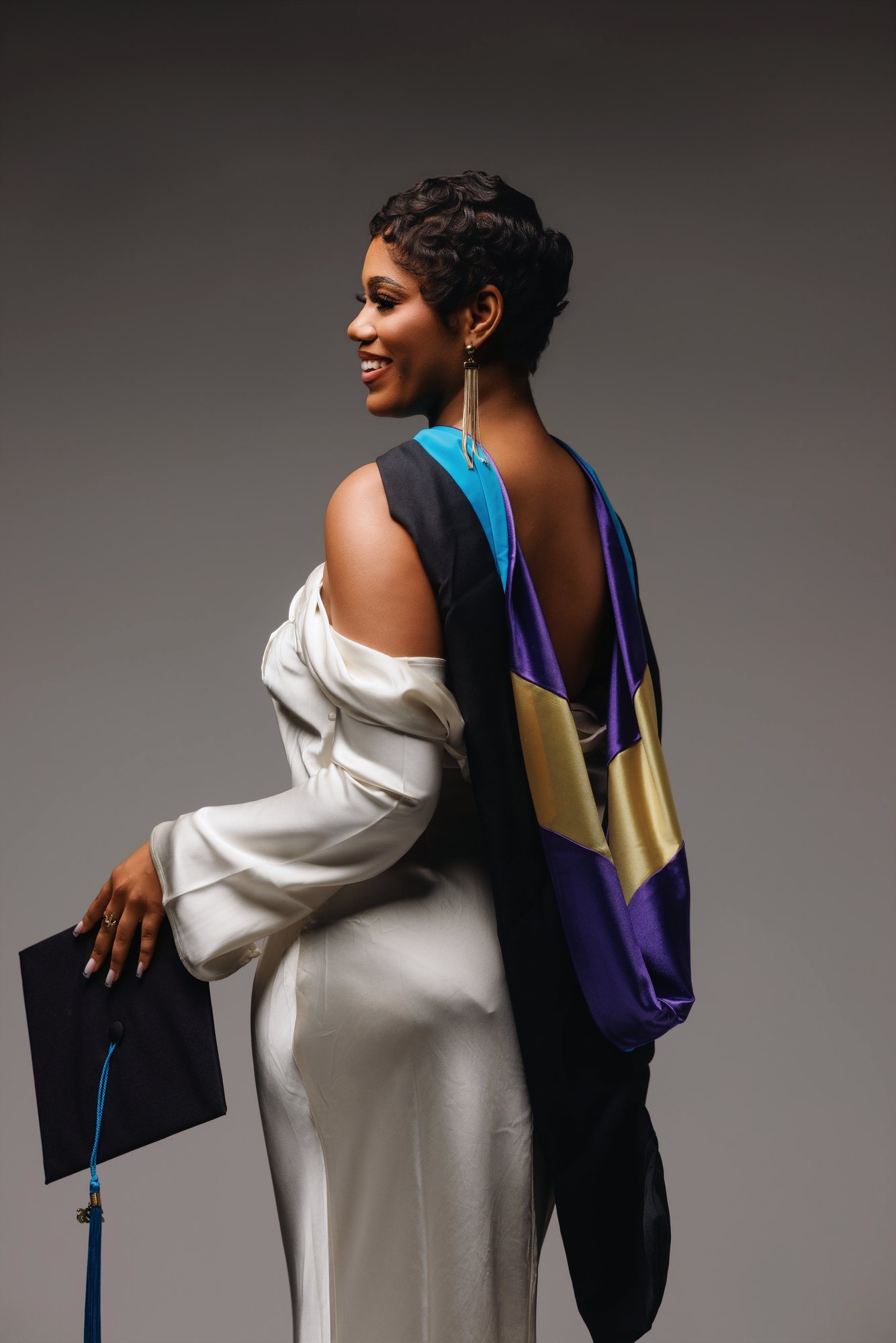 Alana L. graduation session by Christian Paul Studios