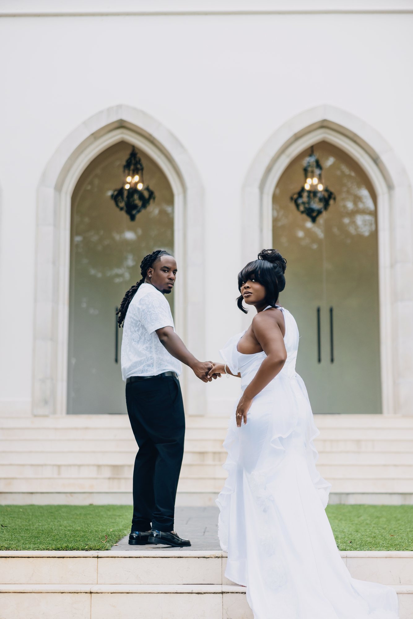 Sydnee + Willis engagement photograph