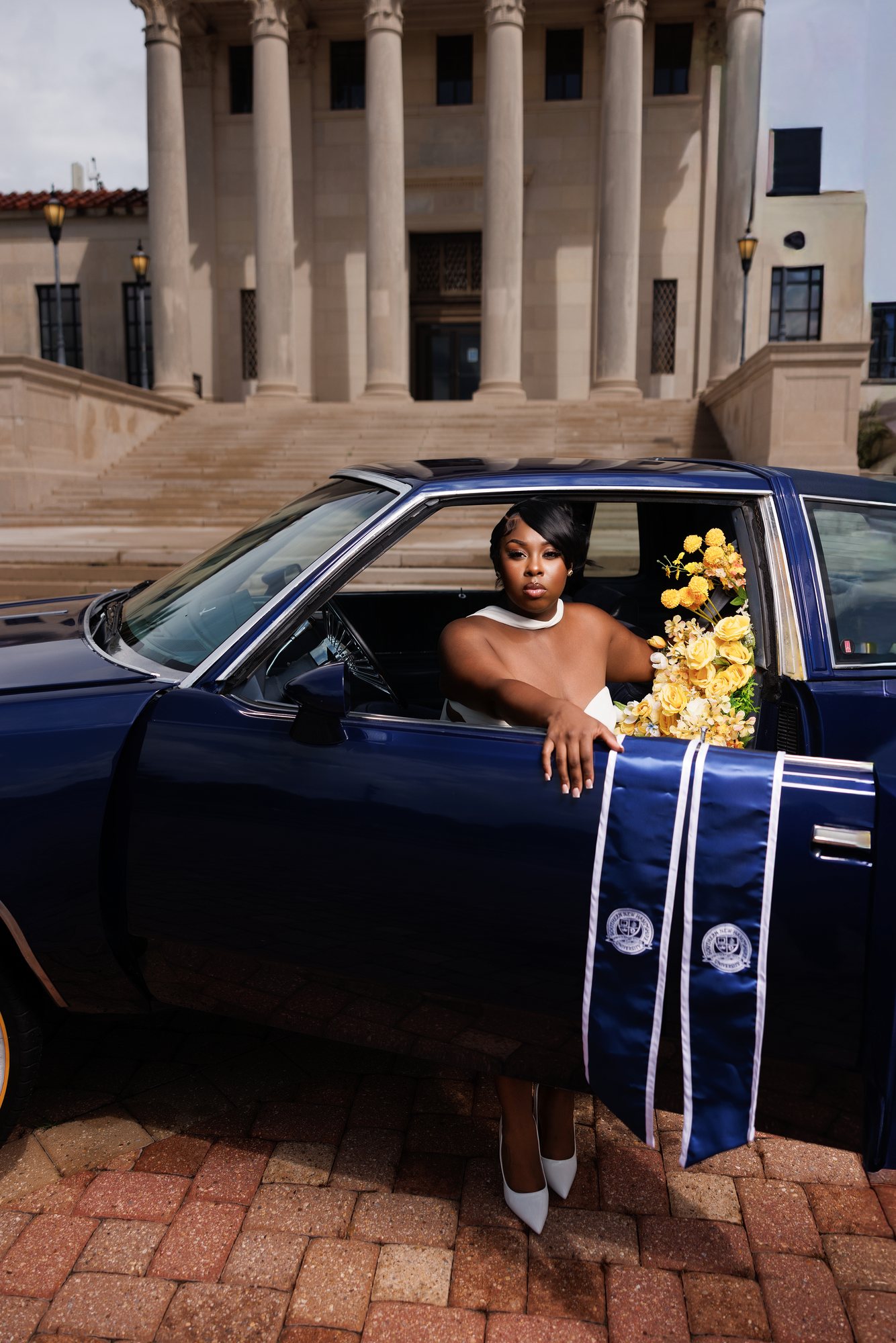 Donkeisha B. graduation session by Christian Paul Studios