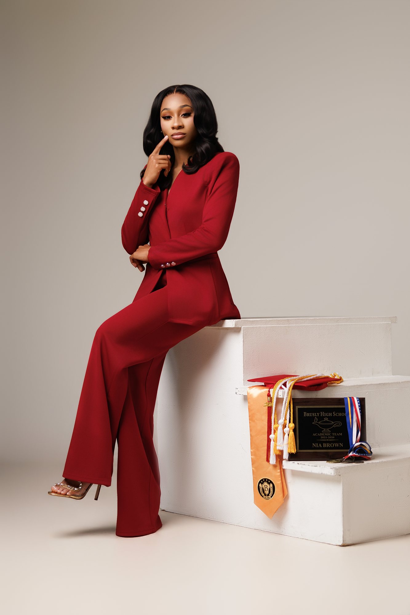 Nia B. graduation session by Christian Paul Studios