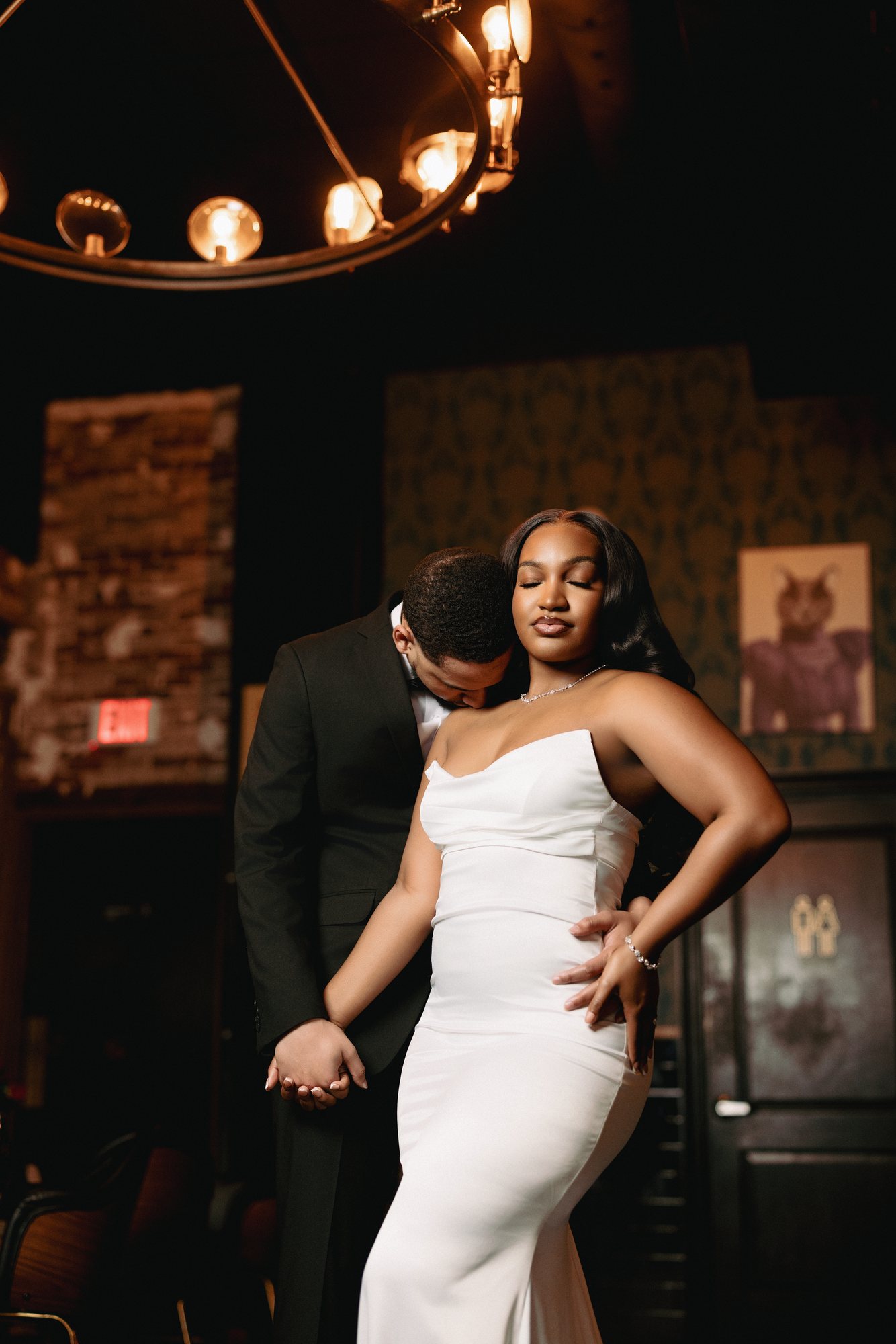 Chelbie + Tremayne engagement photograph