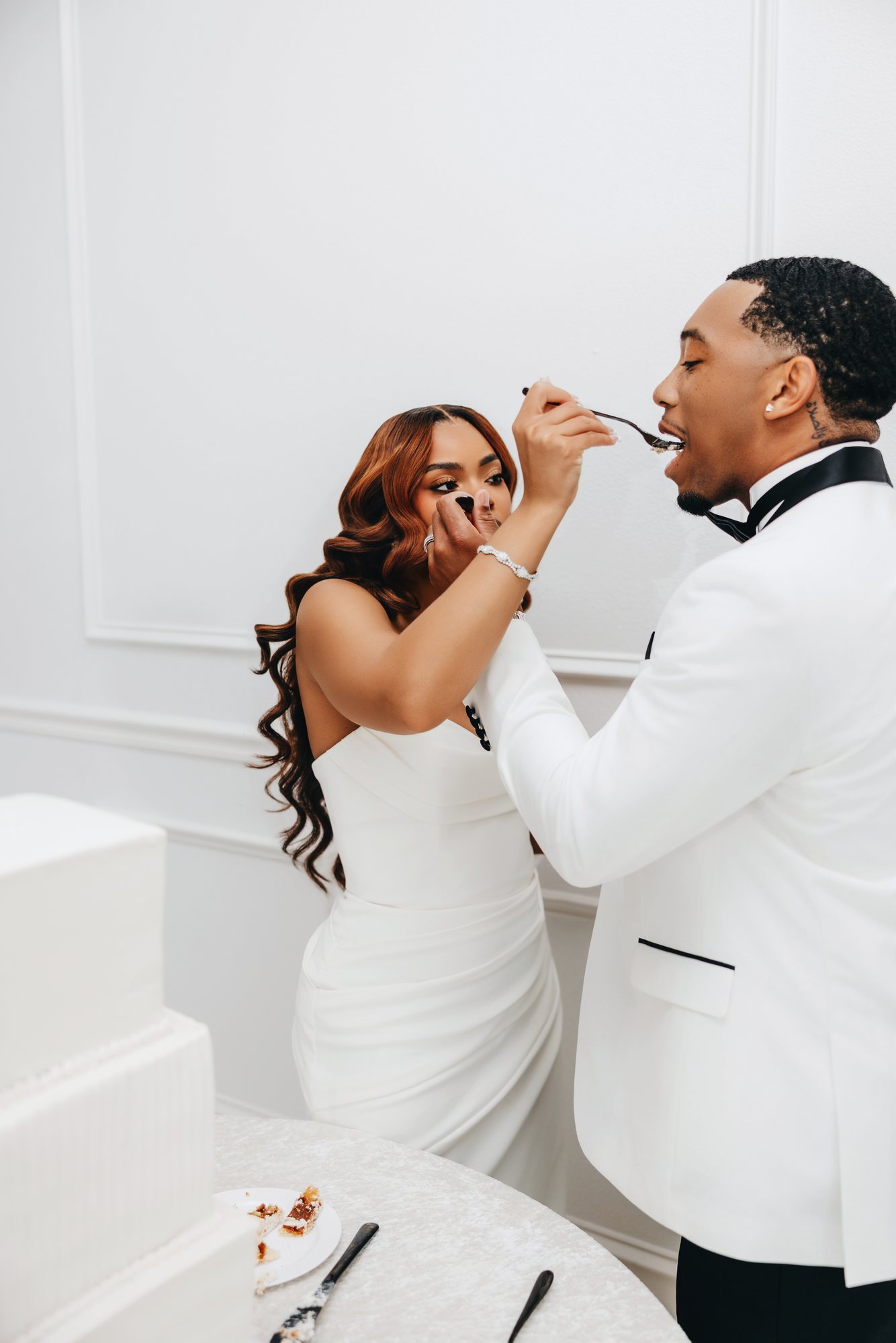 Amani + DJ Wedding photograph