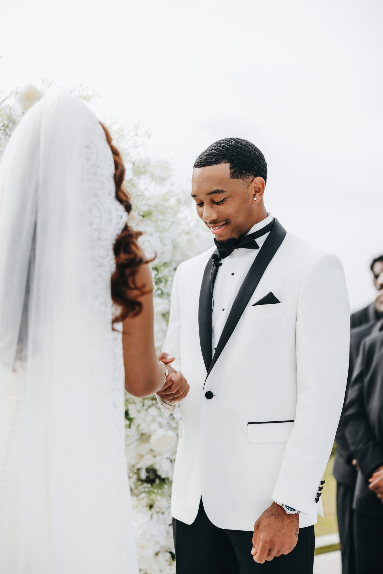 Amani + DJ Wedding photograph