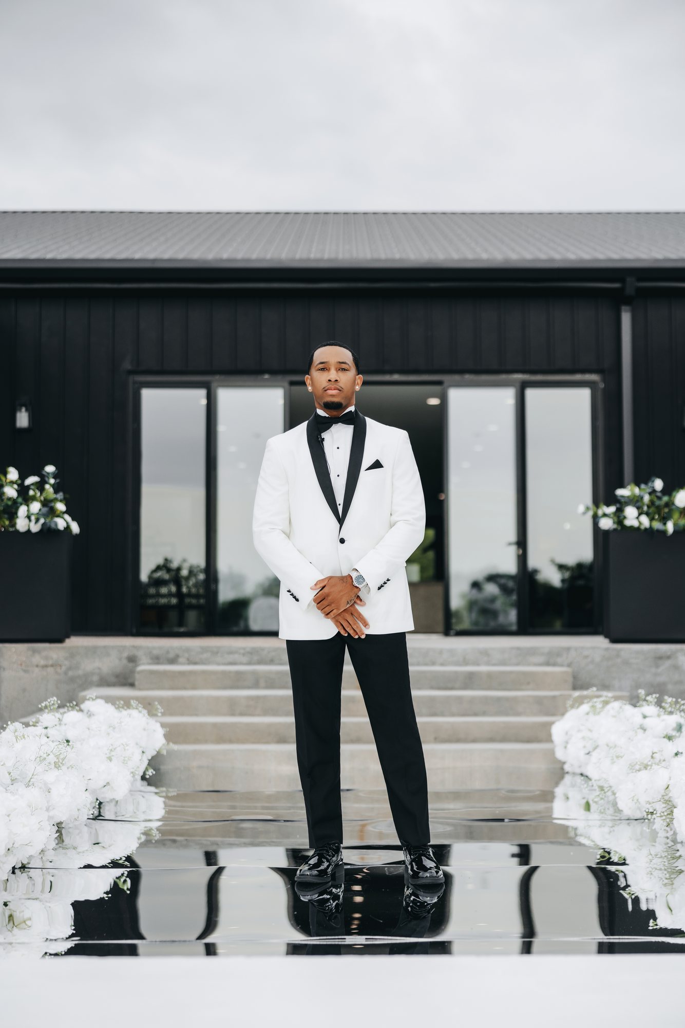 Amani + DJ Wedding photograph