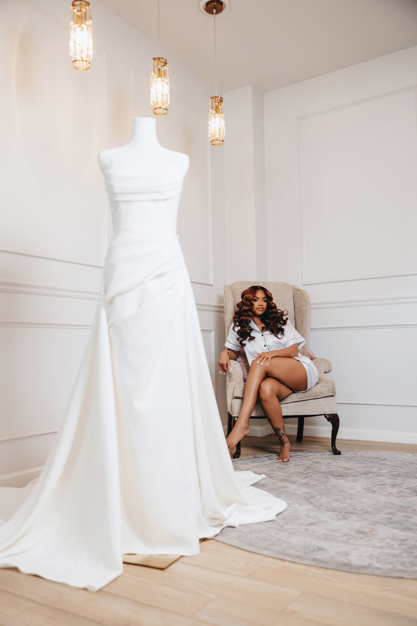 Amani + DJ Wedding photograph