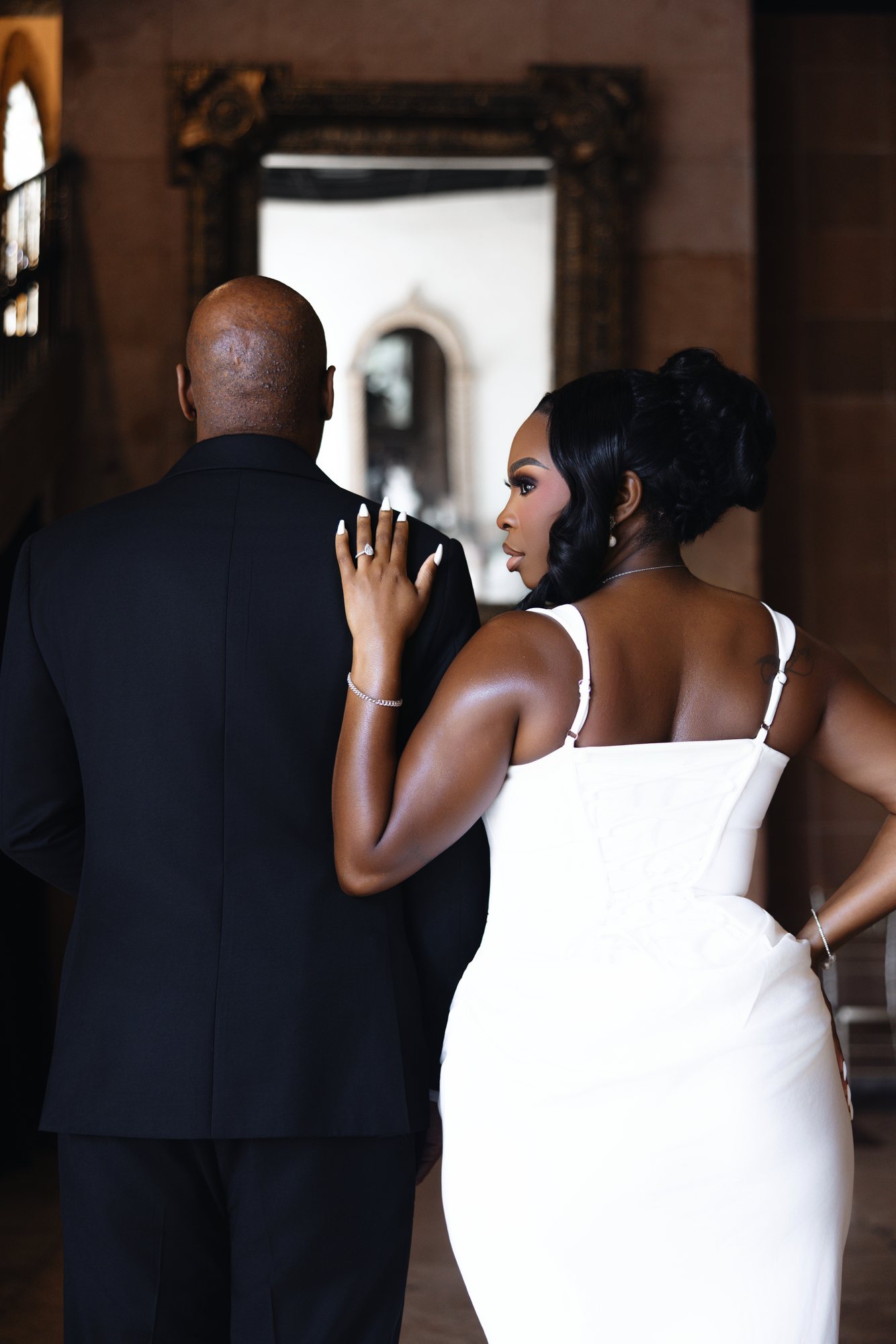 Darrian + Isiah engagement photograph