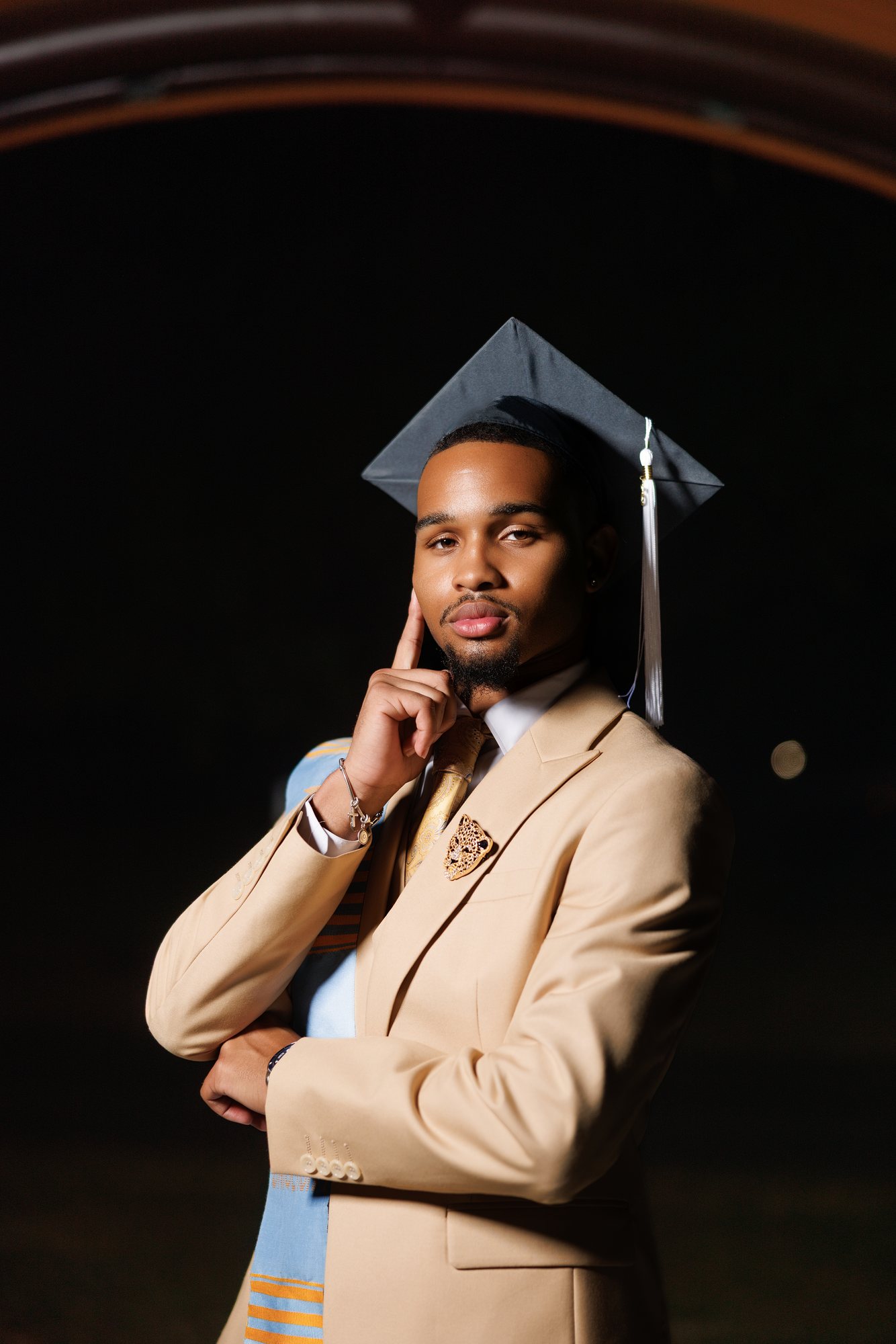 Vernell J. graduation session by Christian Paul Studios