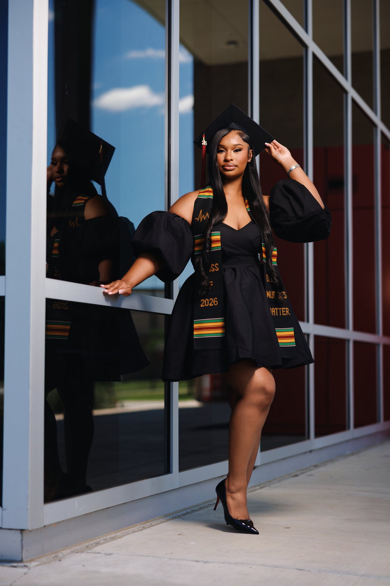 Ti'Ona Y. graduation session by Christian Paul Studios
