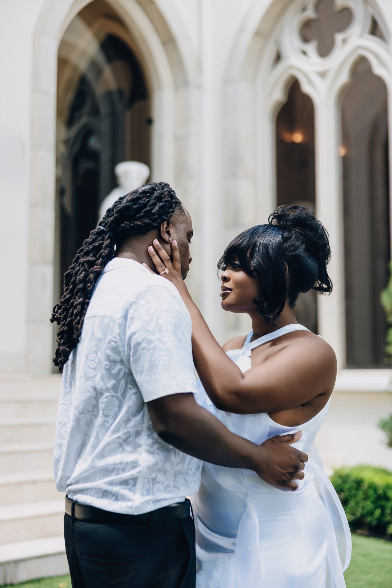 Sydnee + Willis engagement photograph