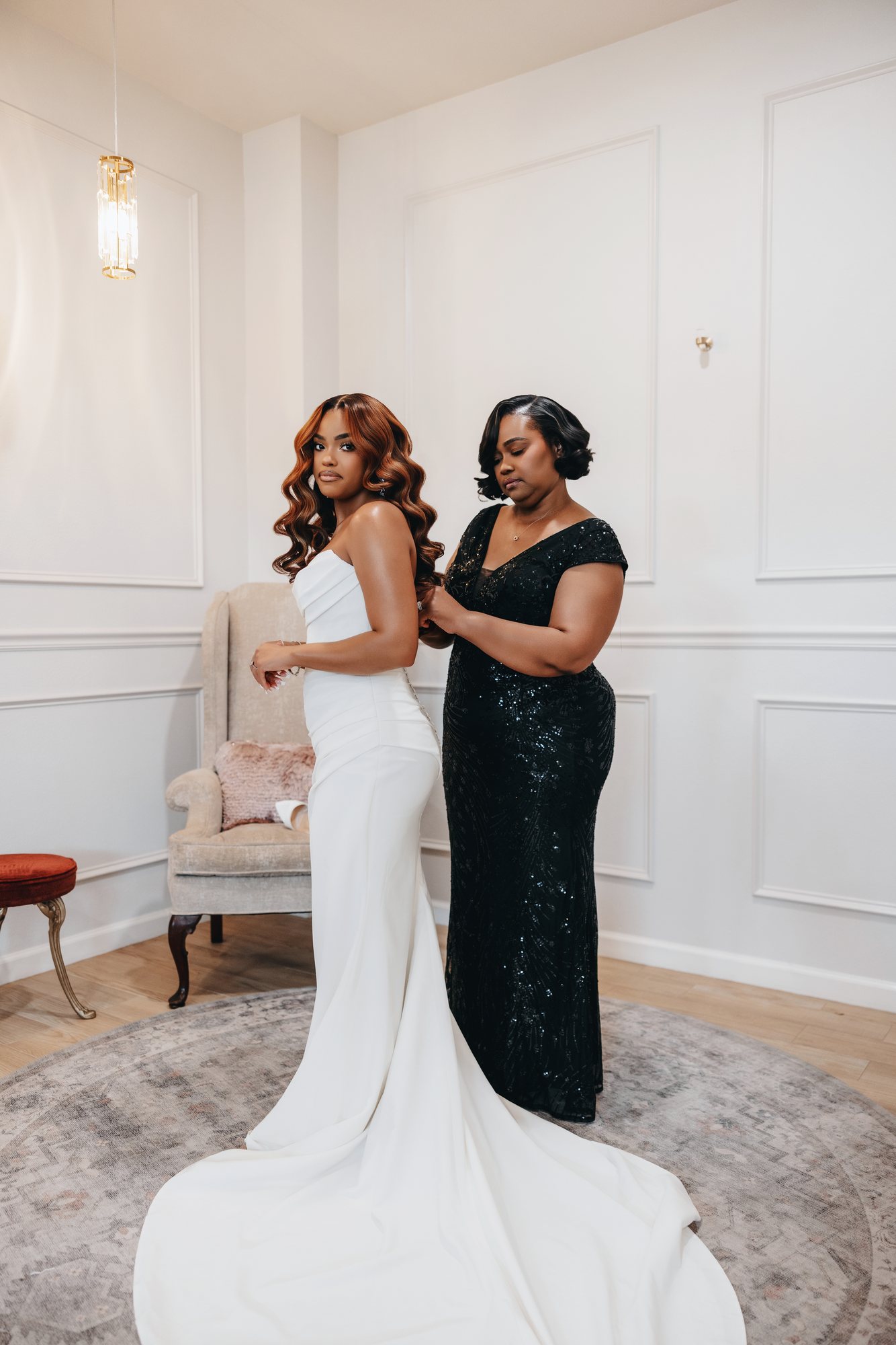 Amani + DJ Wedding photograph