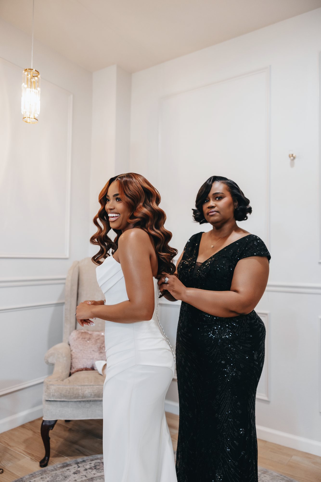 Amani + DJ Wedding photograph