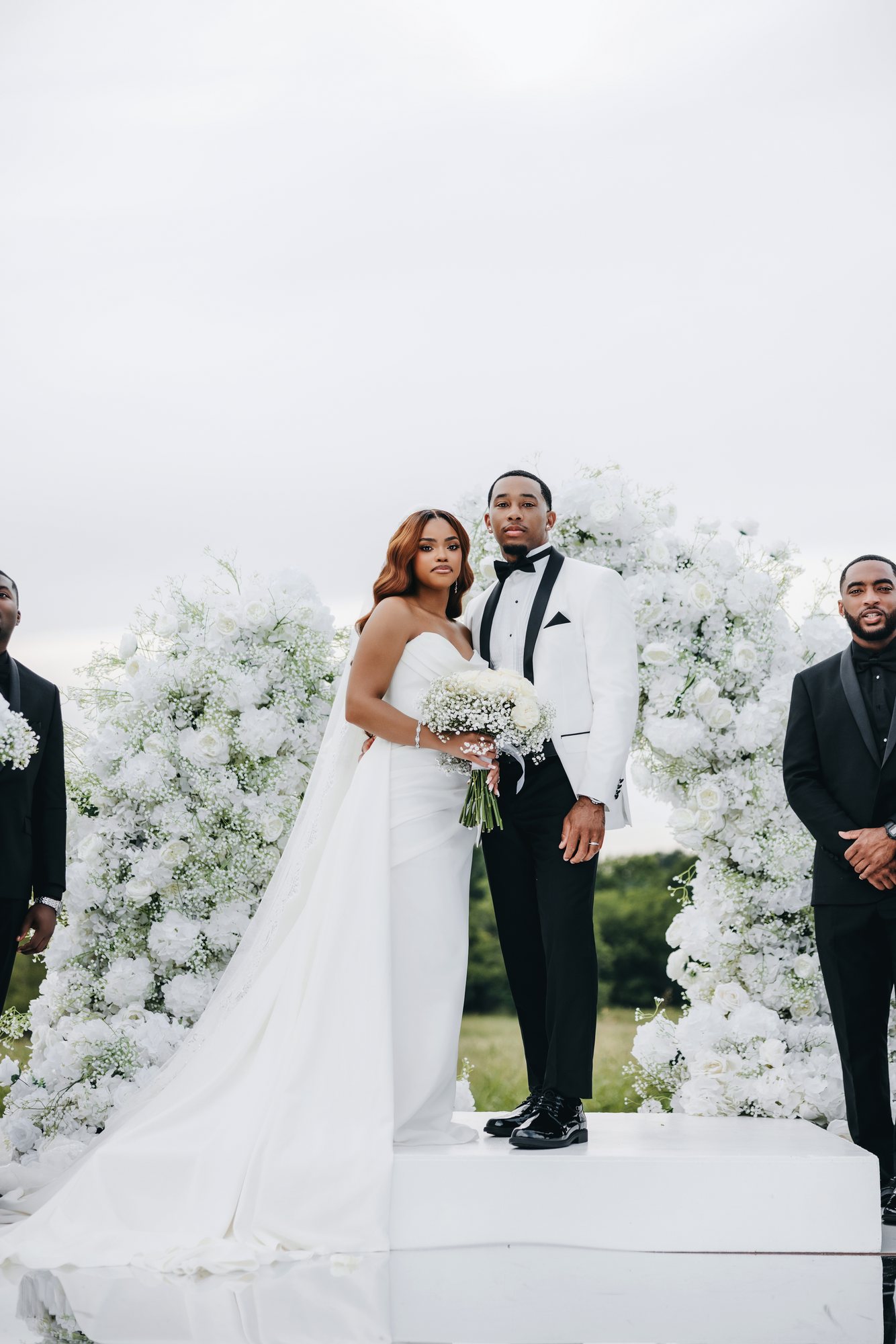 Amani + DJ Wedding photograph