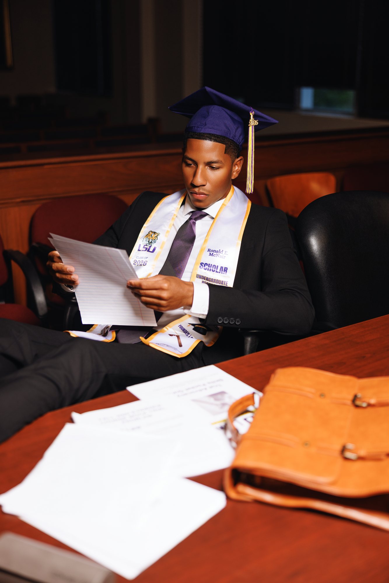 Tymir H. graduation session by Christian Paul Studios