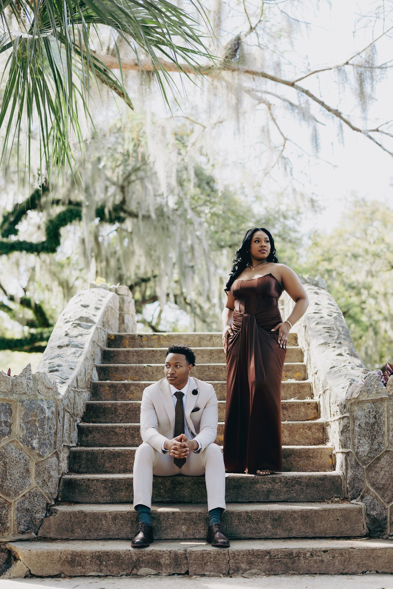 Kaleya + Justin engagement photograph