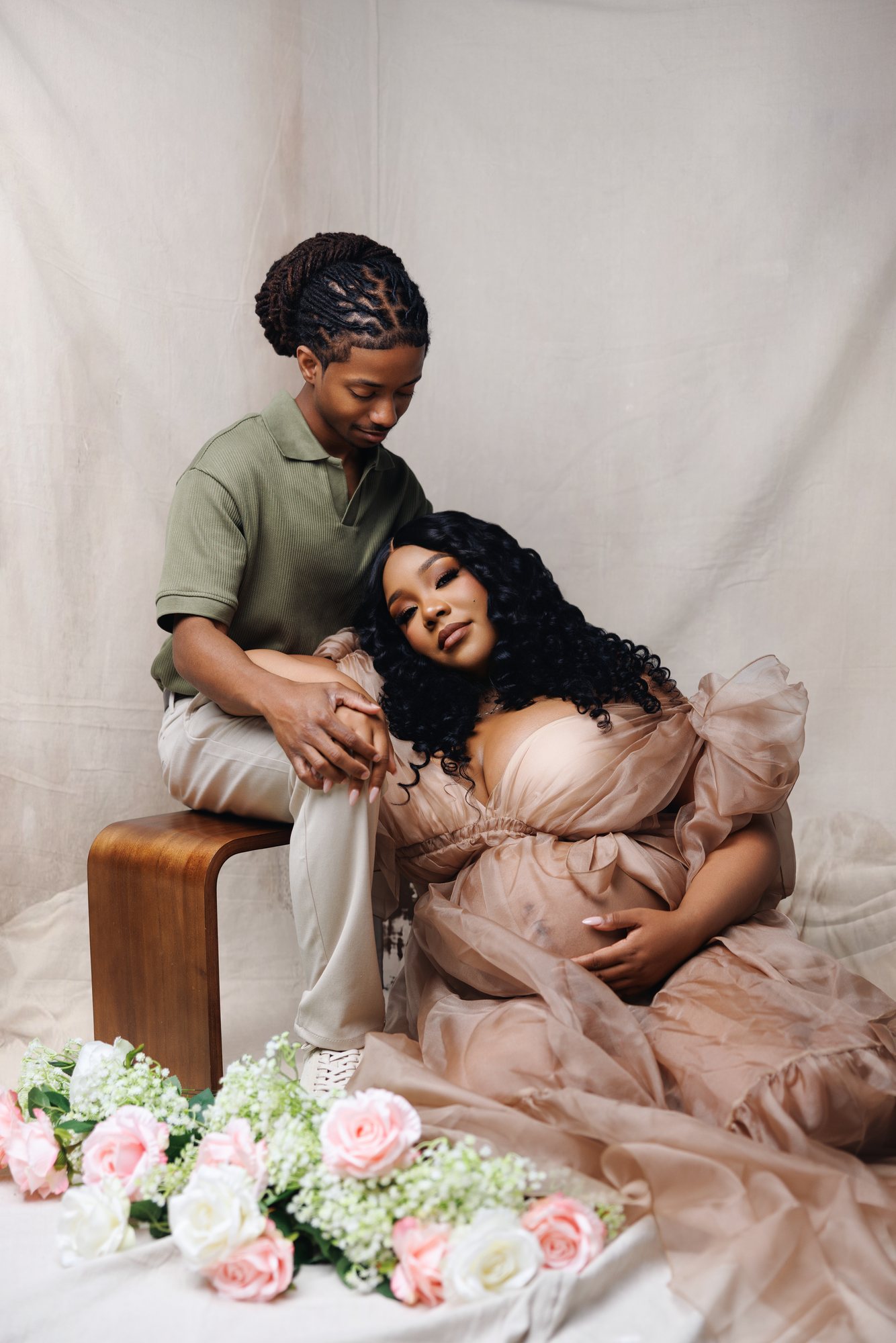 Channing + Gerald maternity session by Christian Paul Studios